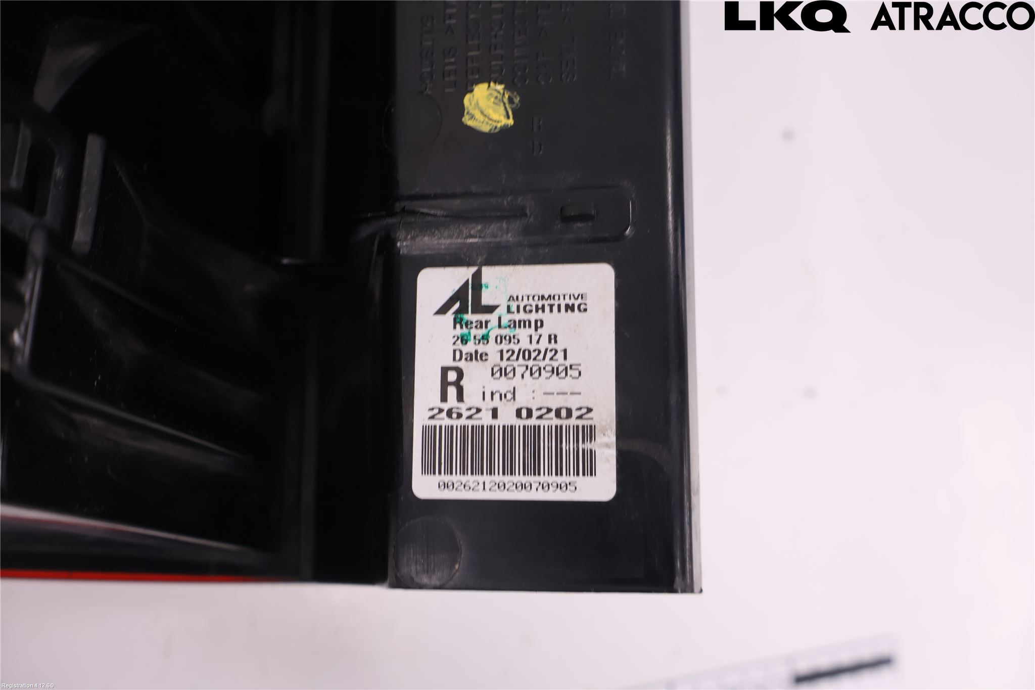 Dacia DUSTER 10-17 Bakljus Höger