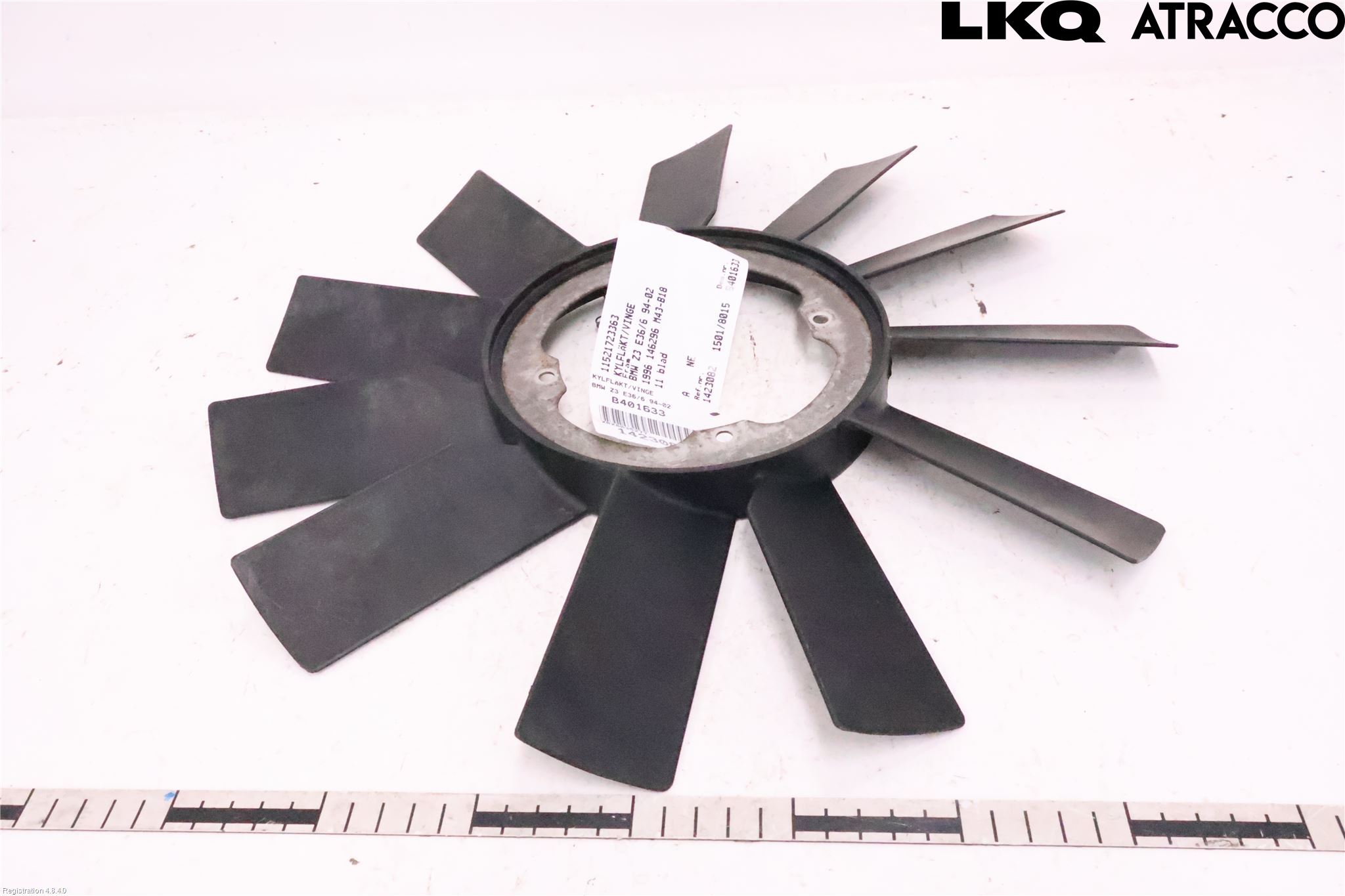 BMW Z3 E36/6    94-02 Kylfläkt-Vinge