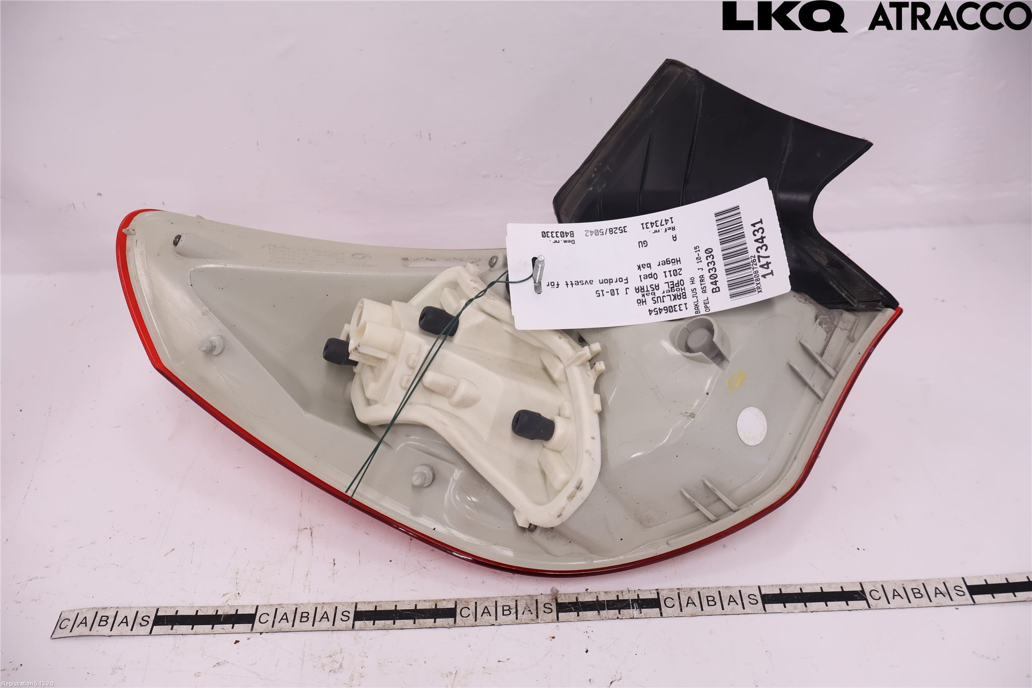Opel ASTRA J 10-15 Bakljus Höger