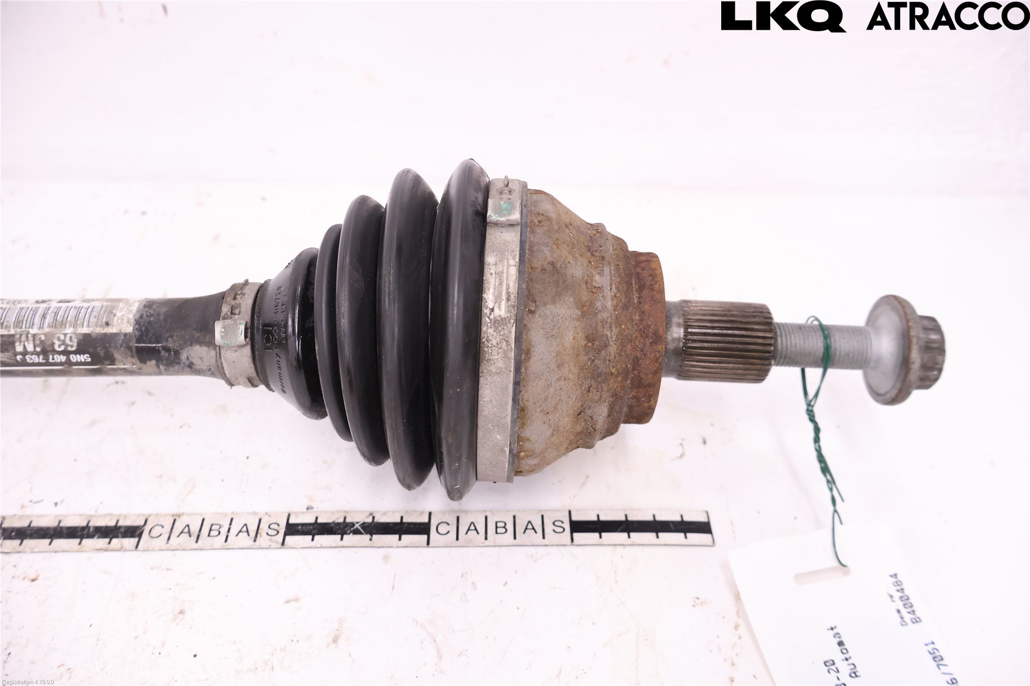 Audi A3/S3 8V 13-20 Drivaxel Fram Vänster