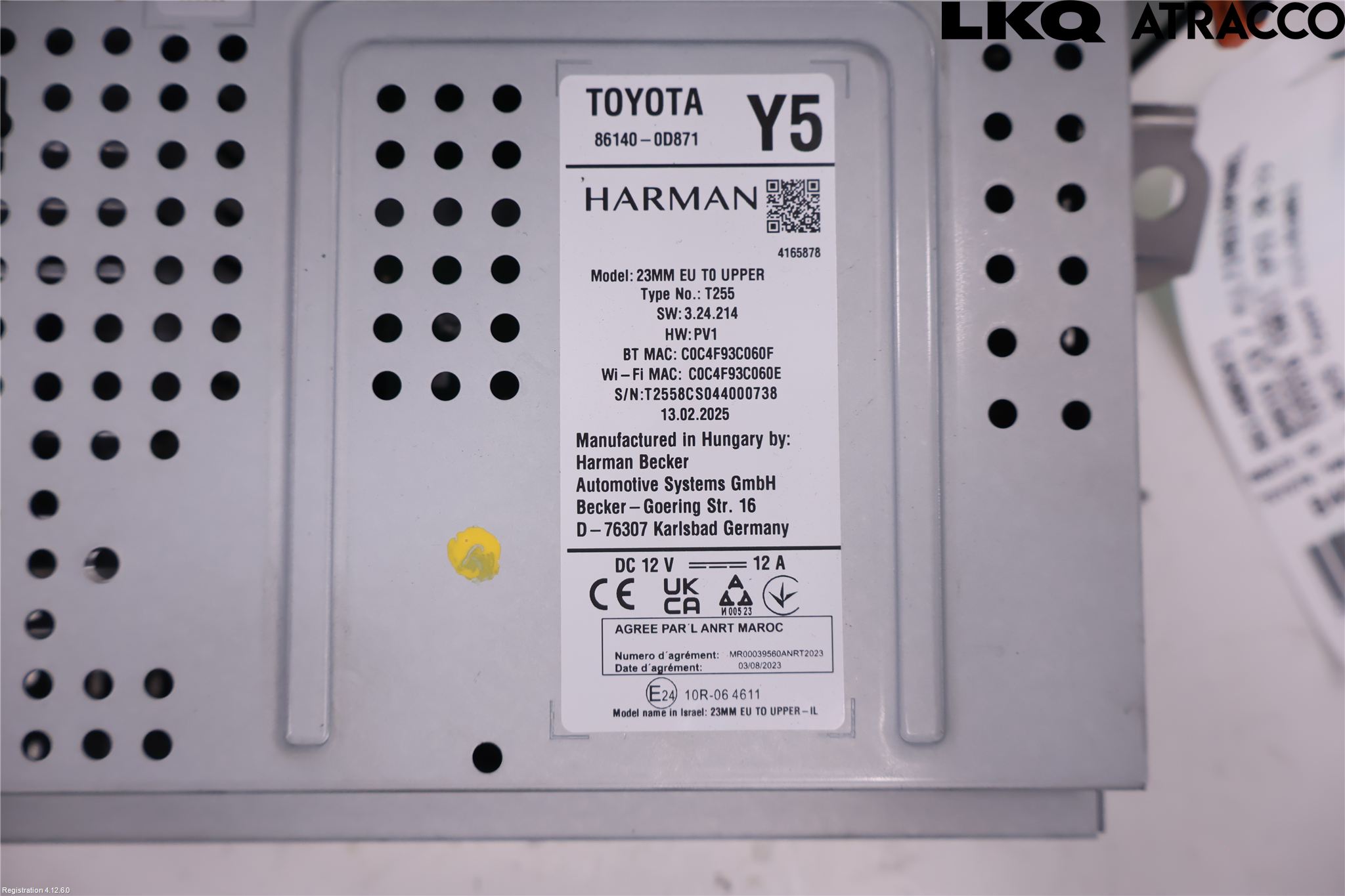 Toyota YARIS XP21 20- Cd Radio - Multimediapanel