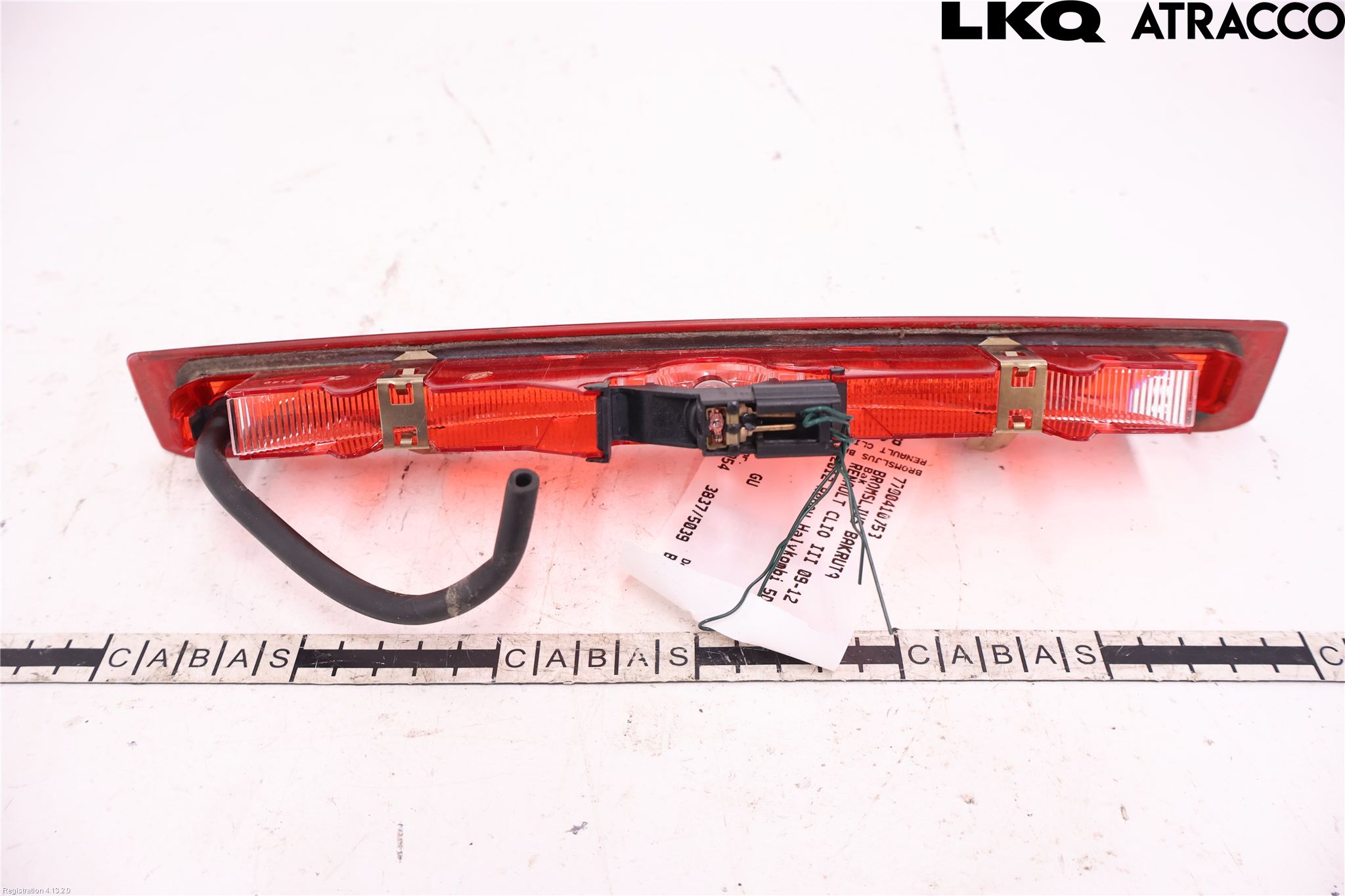 Renault CLIO III  09-12 Bromsljus Bakruta
