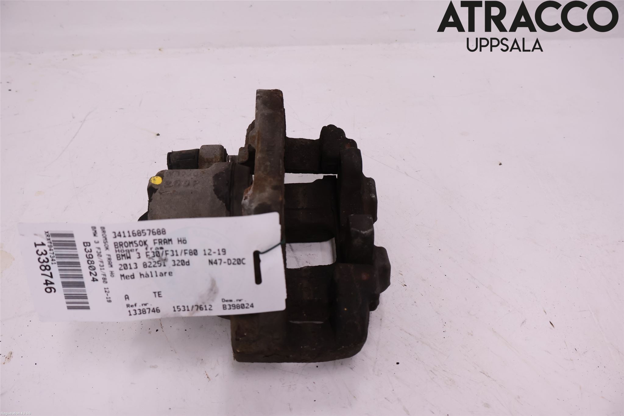 BMW 3 F30/F31/F80 12-19 Bromsok Fram Höger