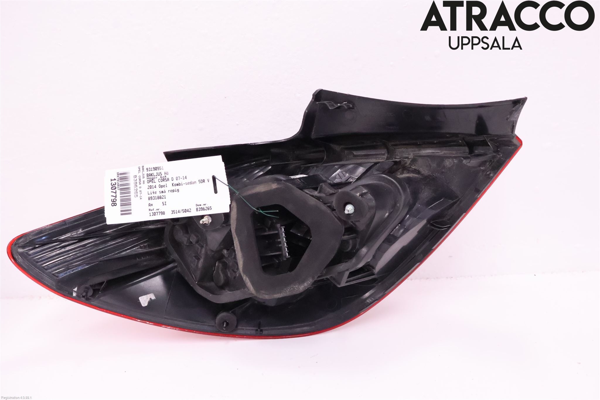 Opel CORSA D 07-14 Bakljus Höger