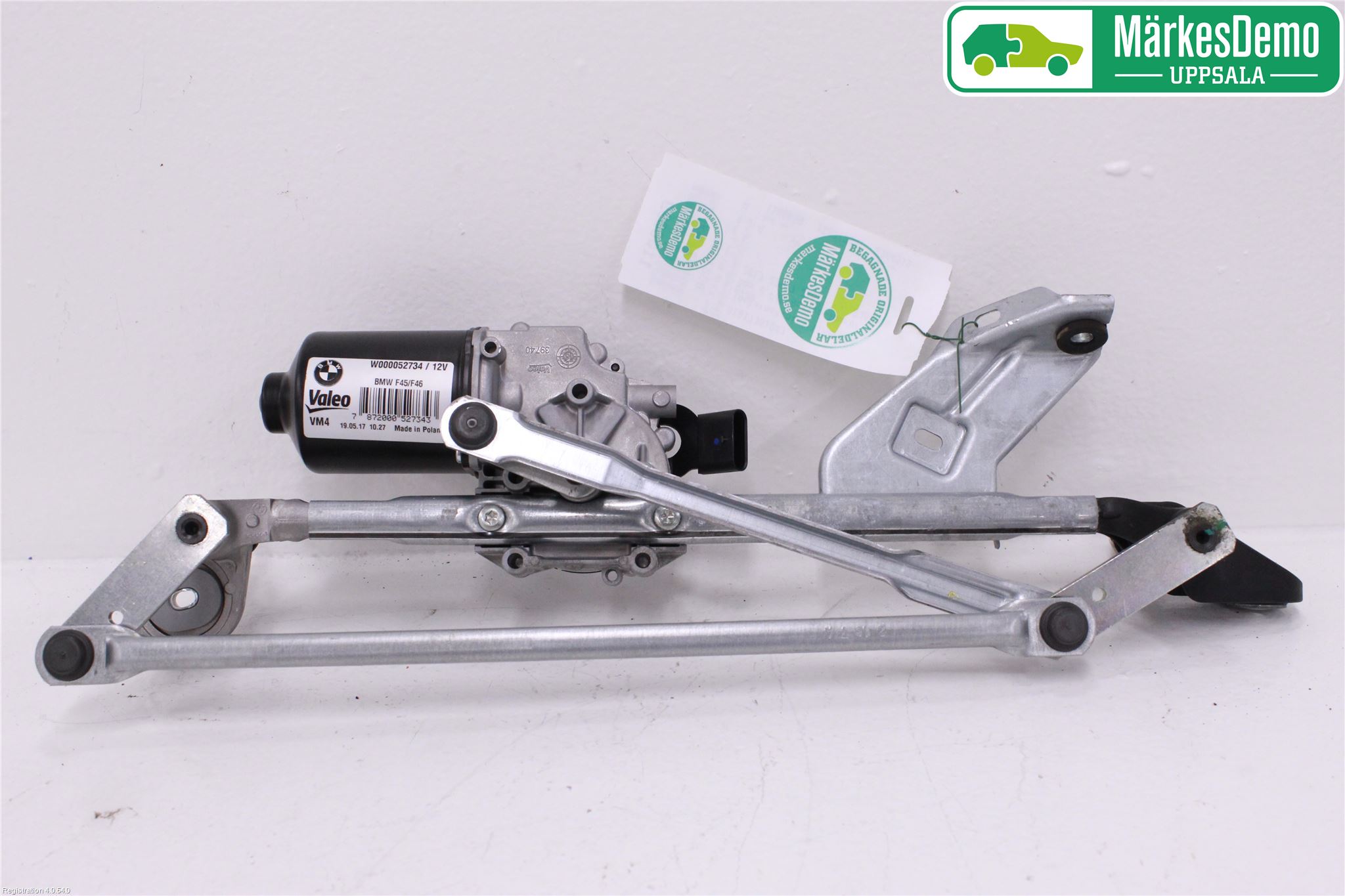 BMW 2 F45 Active Tourer 14-21 Torkarmekanism Vindruta