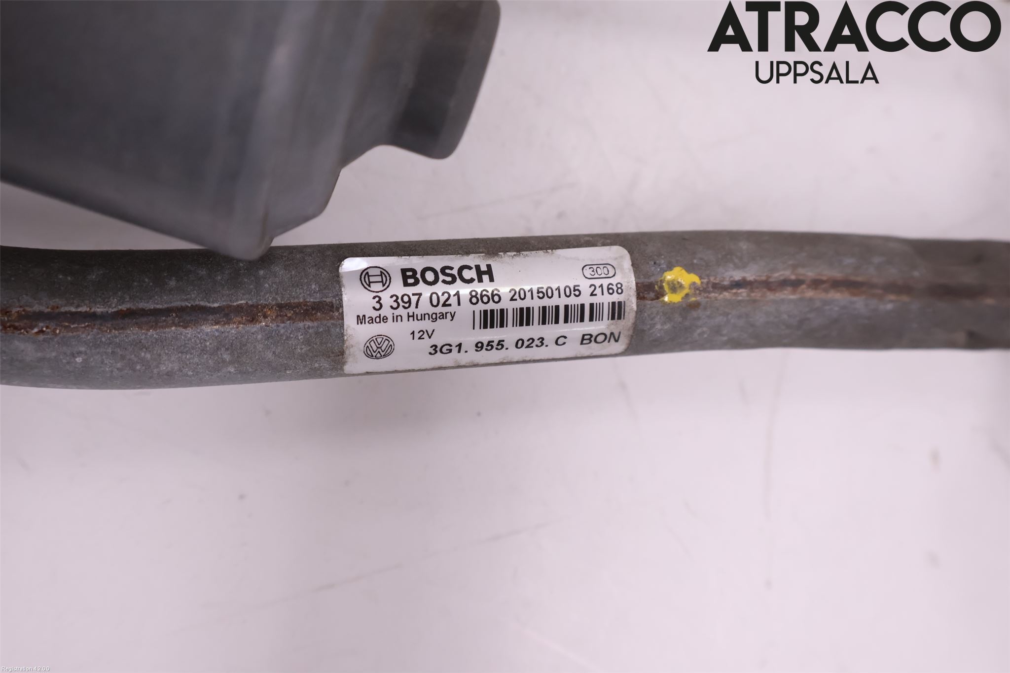 Volkswagen VW PASSAT 15-19 Torkarmotor Vindruta