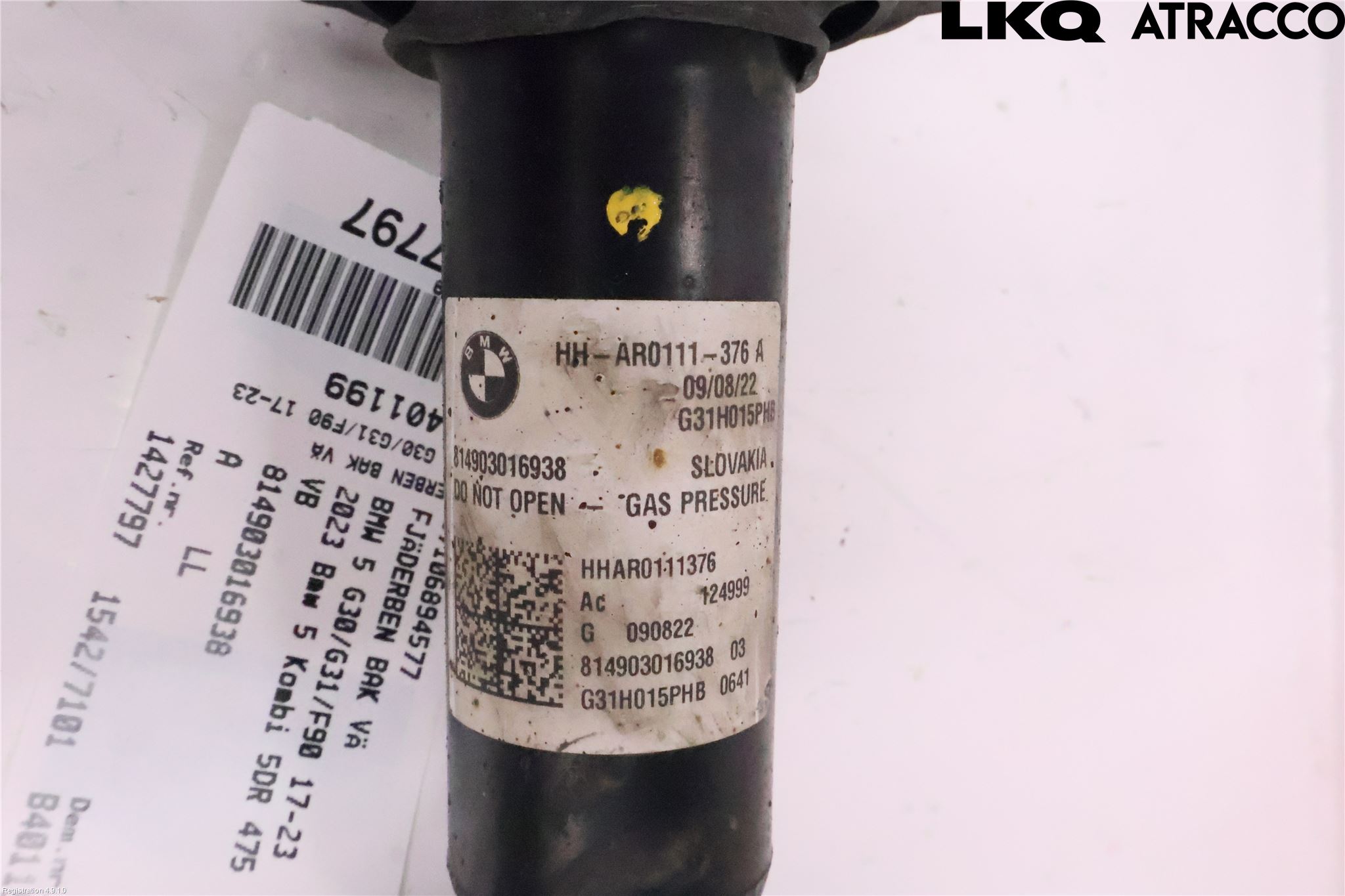 BMW 5 G30/G31/F90 17-23 Fjäderben Bak Vänster