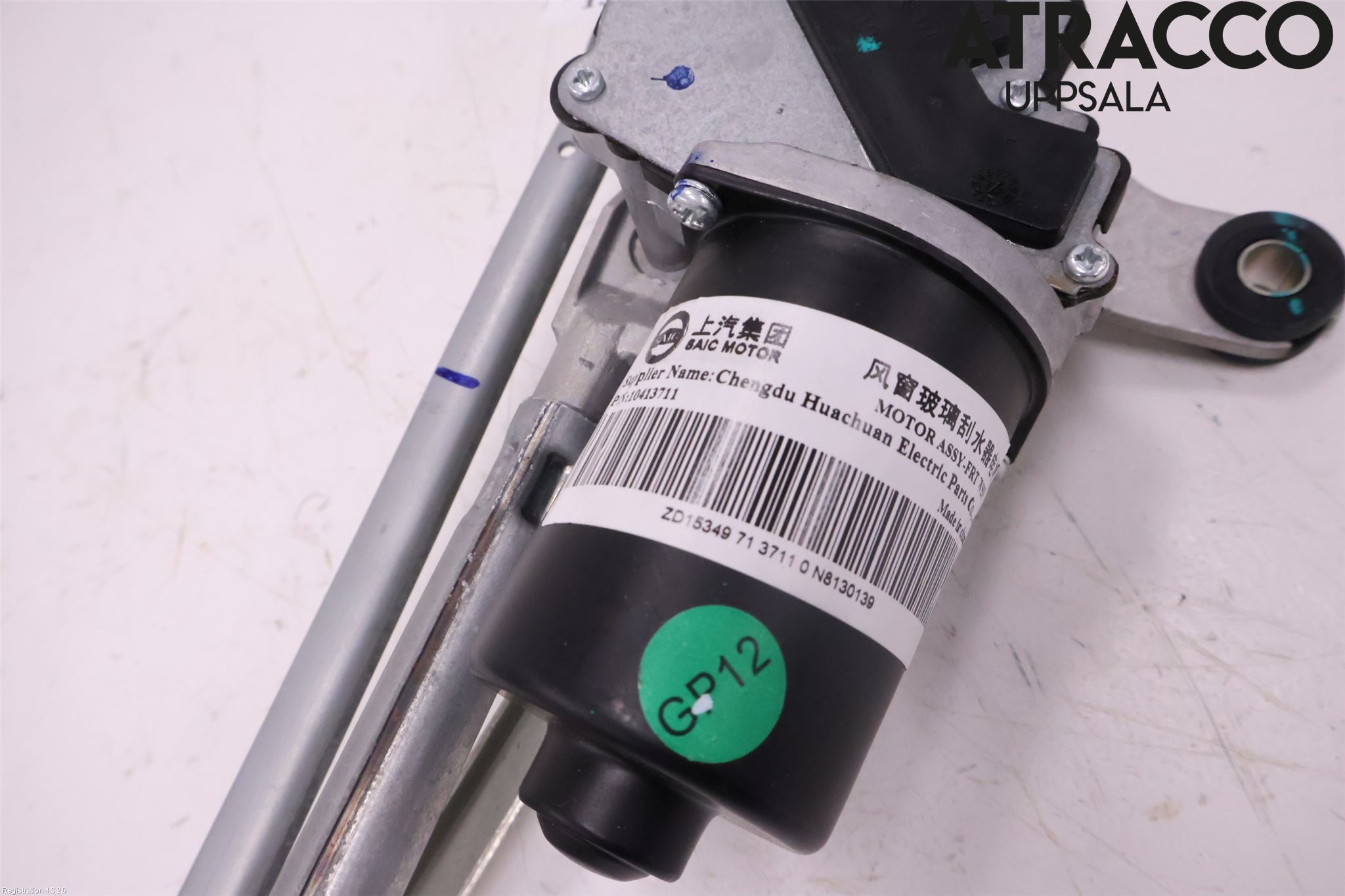 MG MARVEL R 22- Torkarmekanism Vindruta