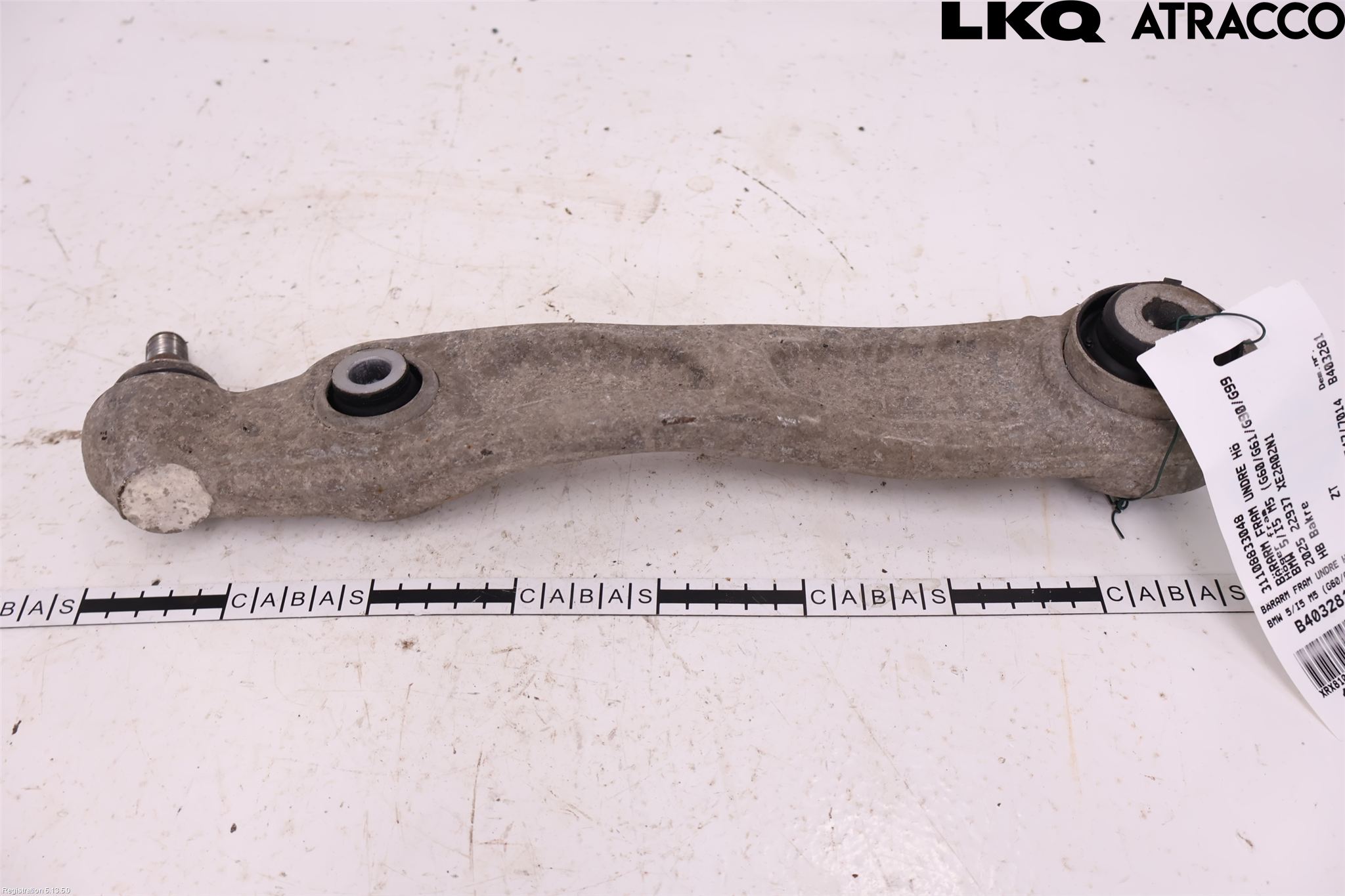 BMW 5/i5 G60/G61 24- Bärarm Fram Undre Hö