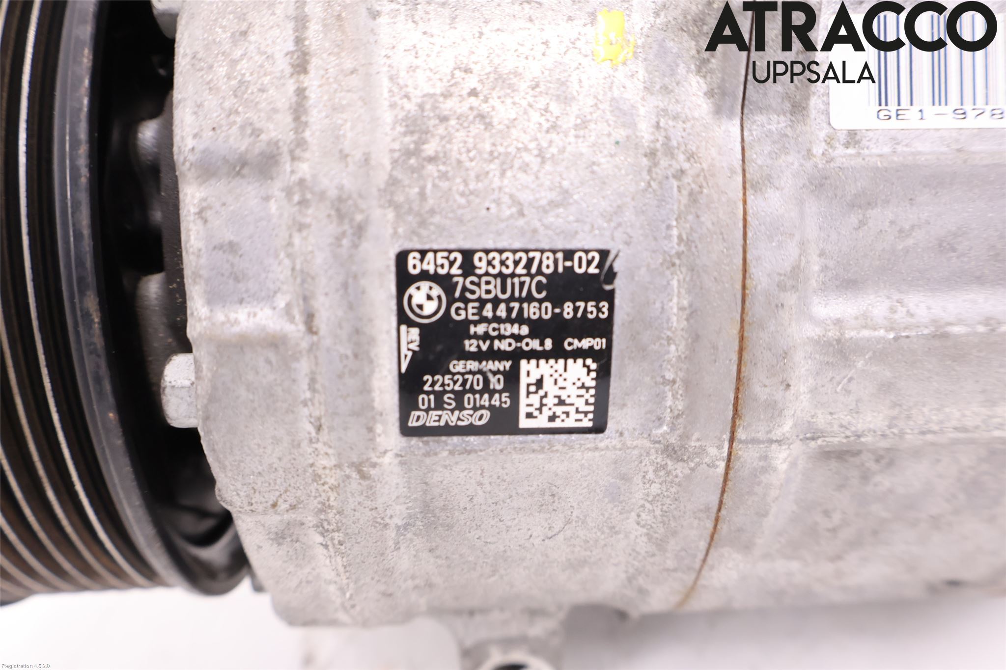 BMW 3 F30/F31/F80 12-19 Ac Kompressor