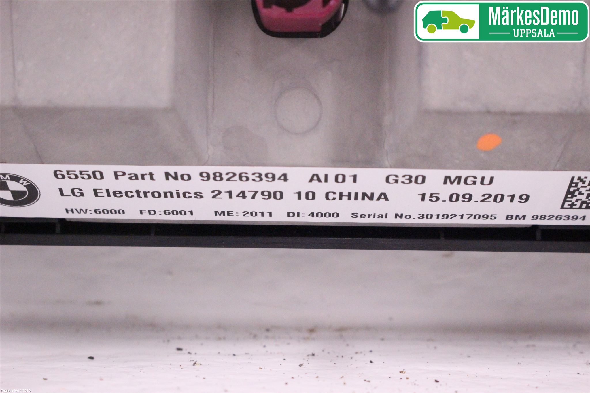 BMW 5 G30/G31/F90 17-23 Bildskärm