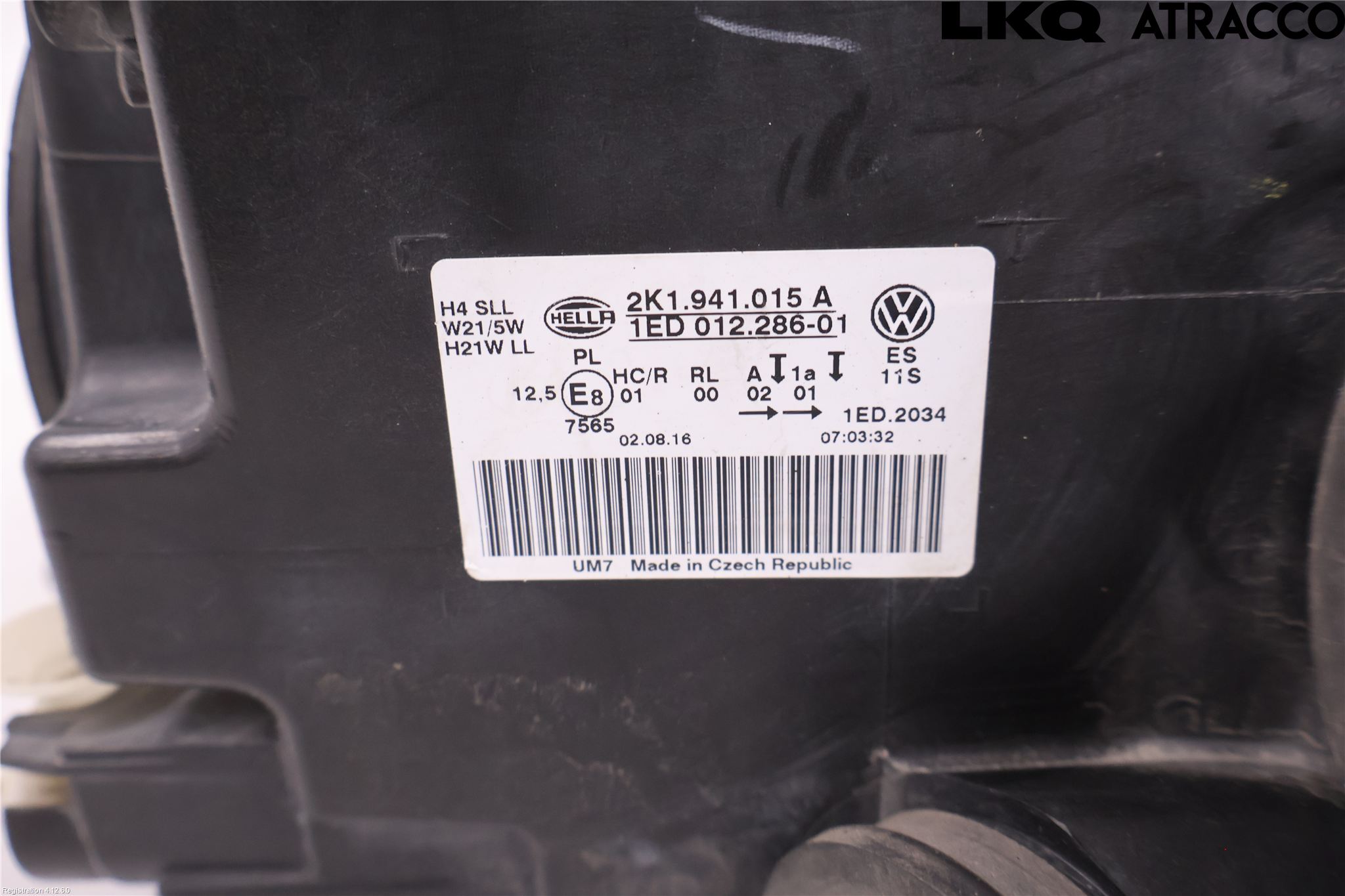 Volkswagen VW CADDY 16-20 Strålkastare Vänster