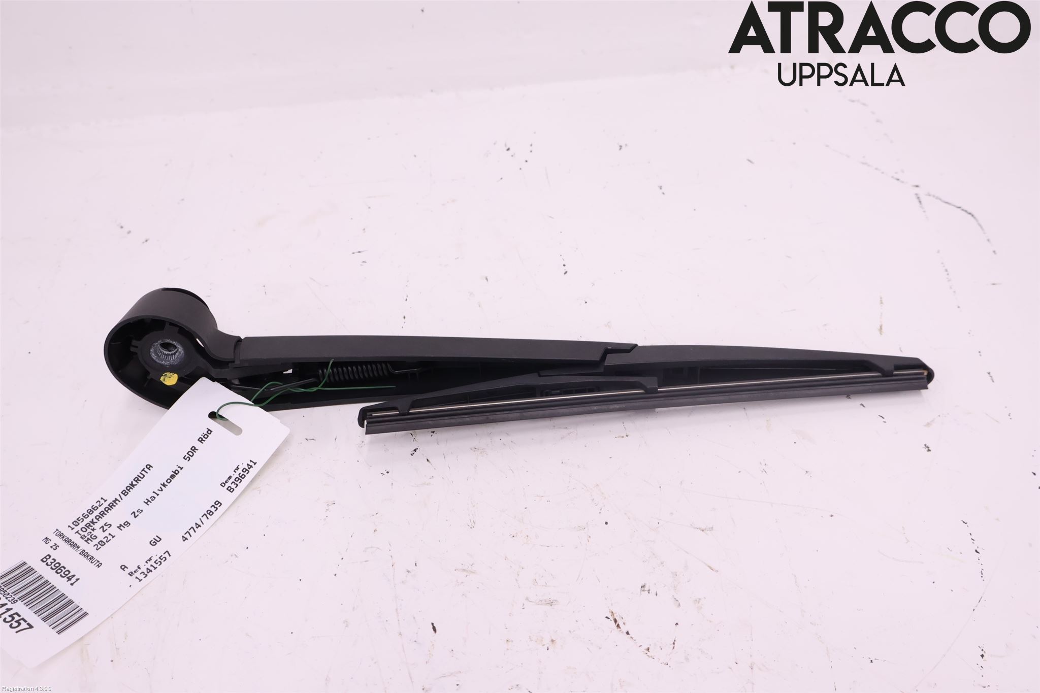 MG ZS EV 20- Torkararm-Bakruta