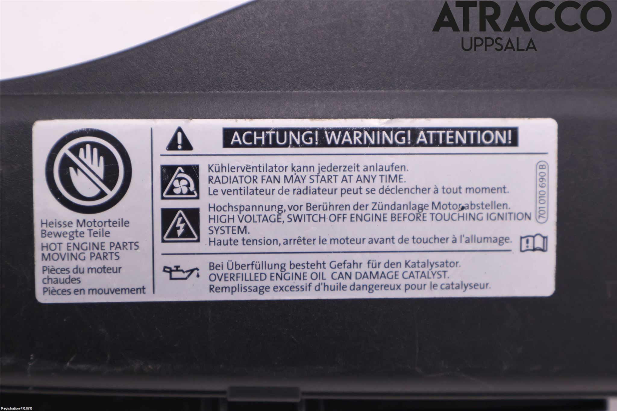 Seat LEON 13-20 Deflektor Plåt-Plast Kylning