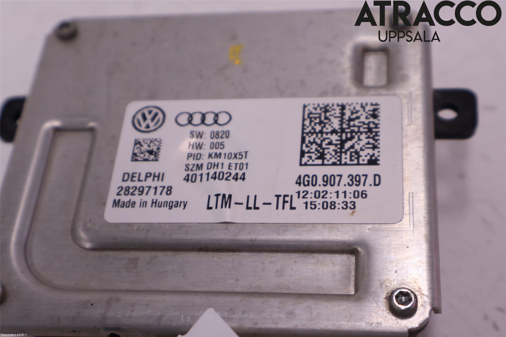 Audi A6/S6 4G 11-18 Styrenhet Strålkastare