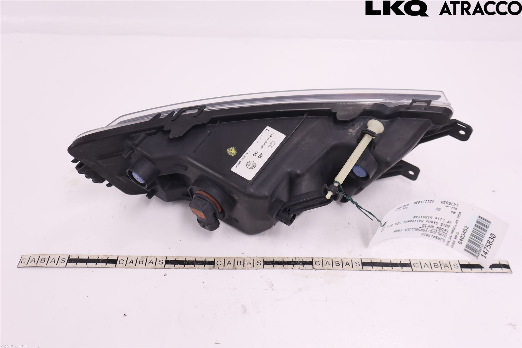 Skoda RAPID Dimljus-Varselljus Fram