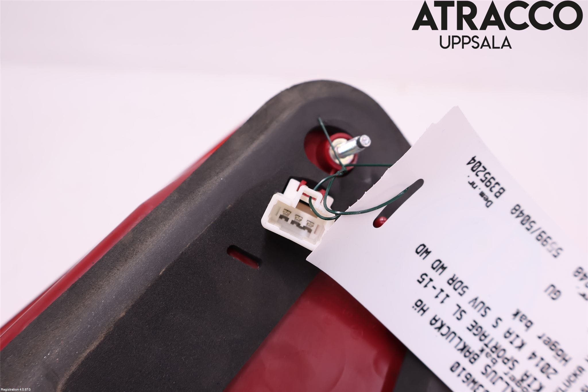 Kia SPORTAGE (SL) 11-15 Bakljus Lucka Hö