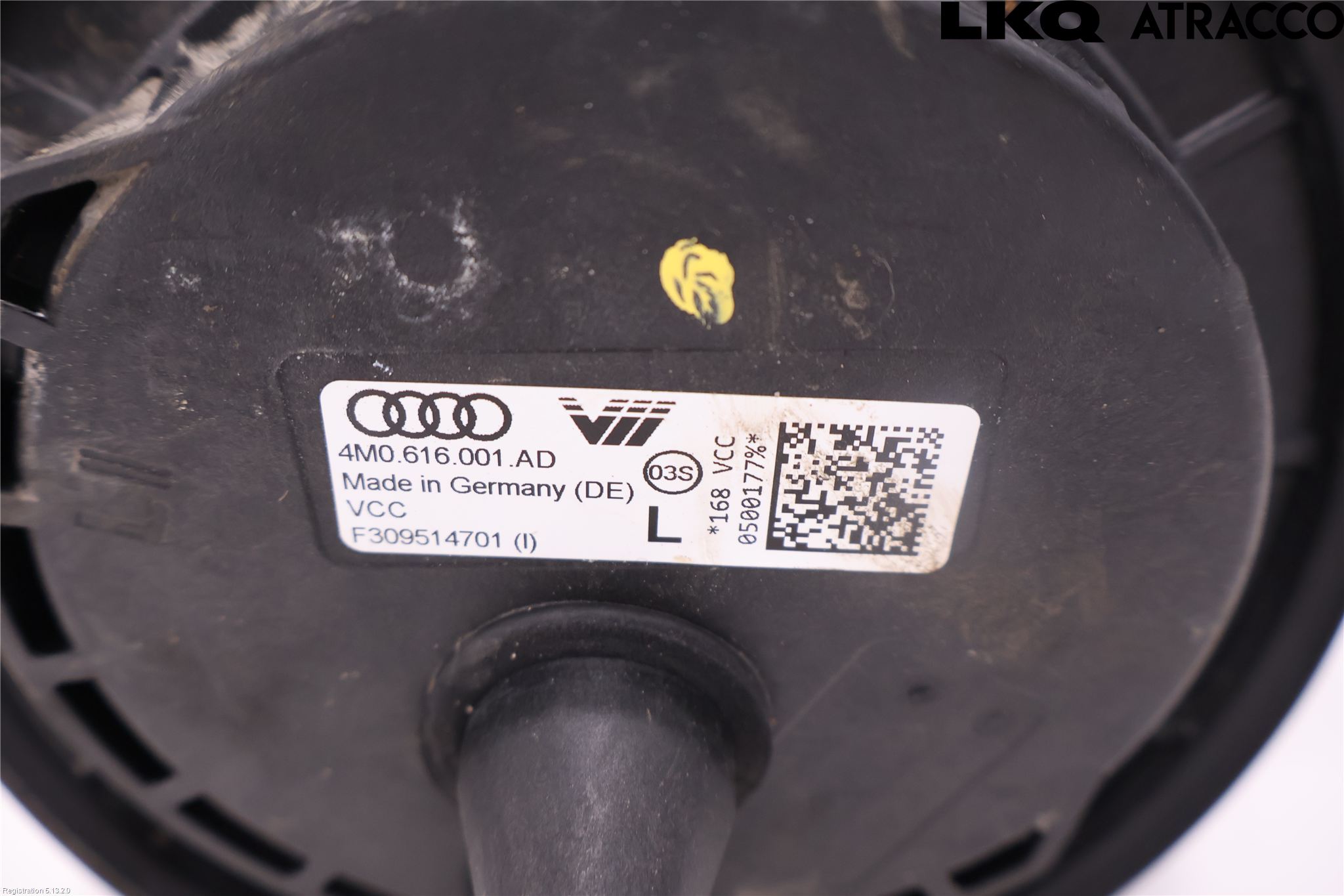 Audi E-TRON, S GE 19- Nivå-Luftfjädring Bälg