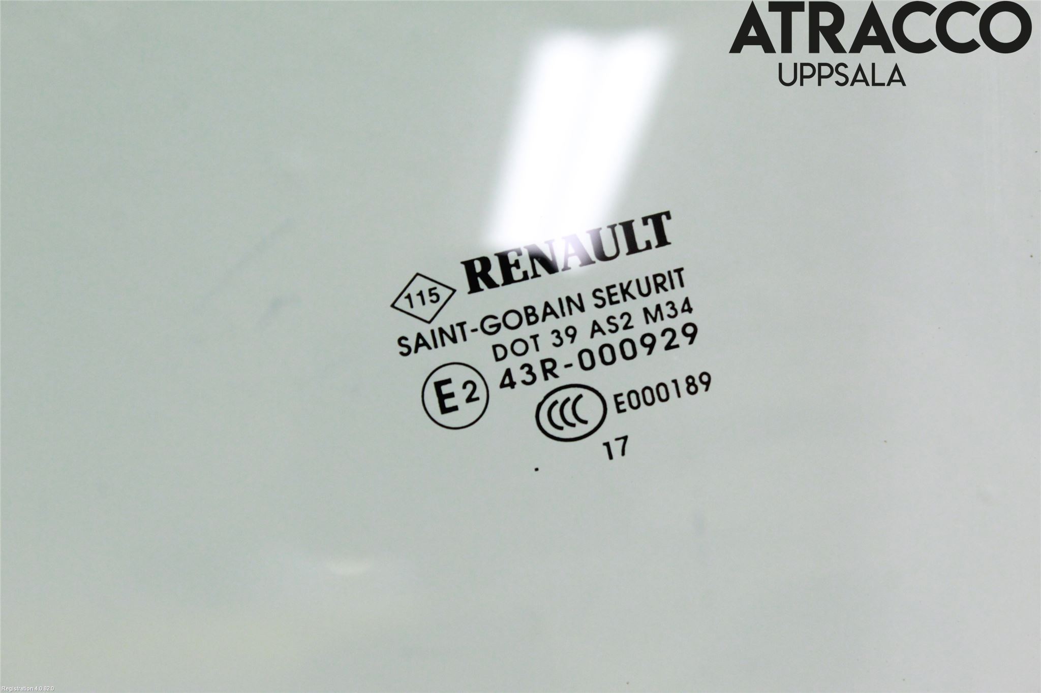 Renault TALISMAN 16-20 Dörruta Bak Vänster