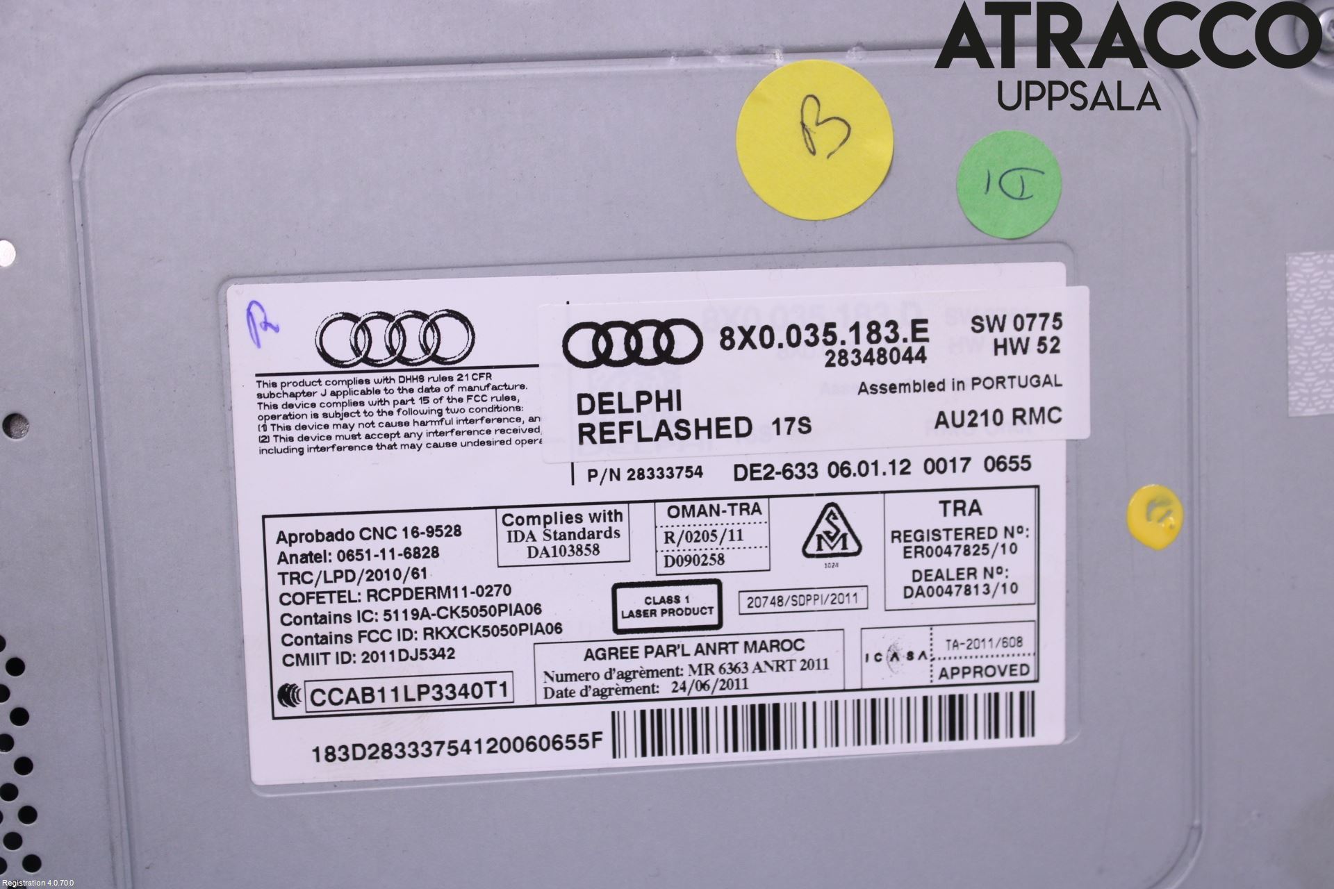 Audi A1/S1 11-18 Cd Radio - Multimediapanel