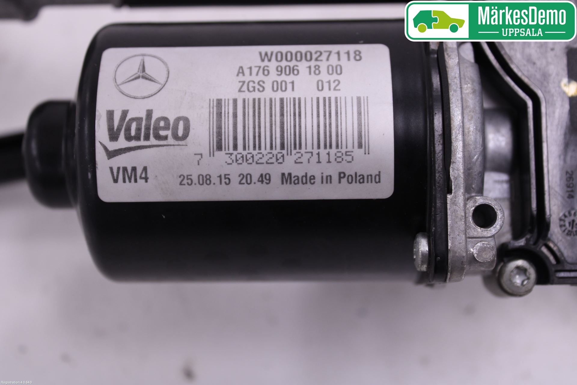 Mercedes-Benz MB CLA-KLASS (C117/X117) 13-19 Torkarmotor Vindruta