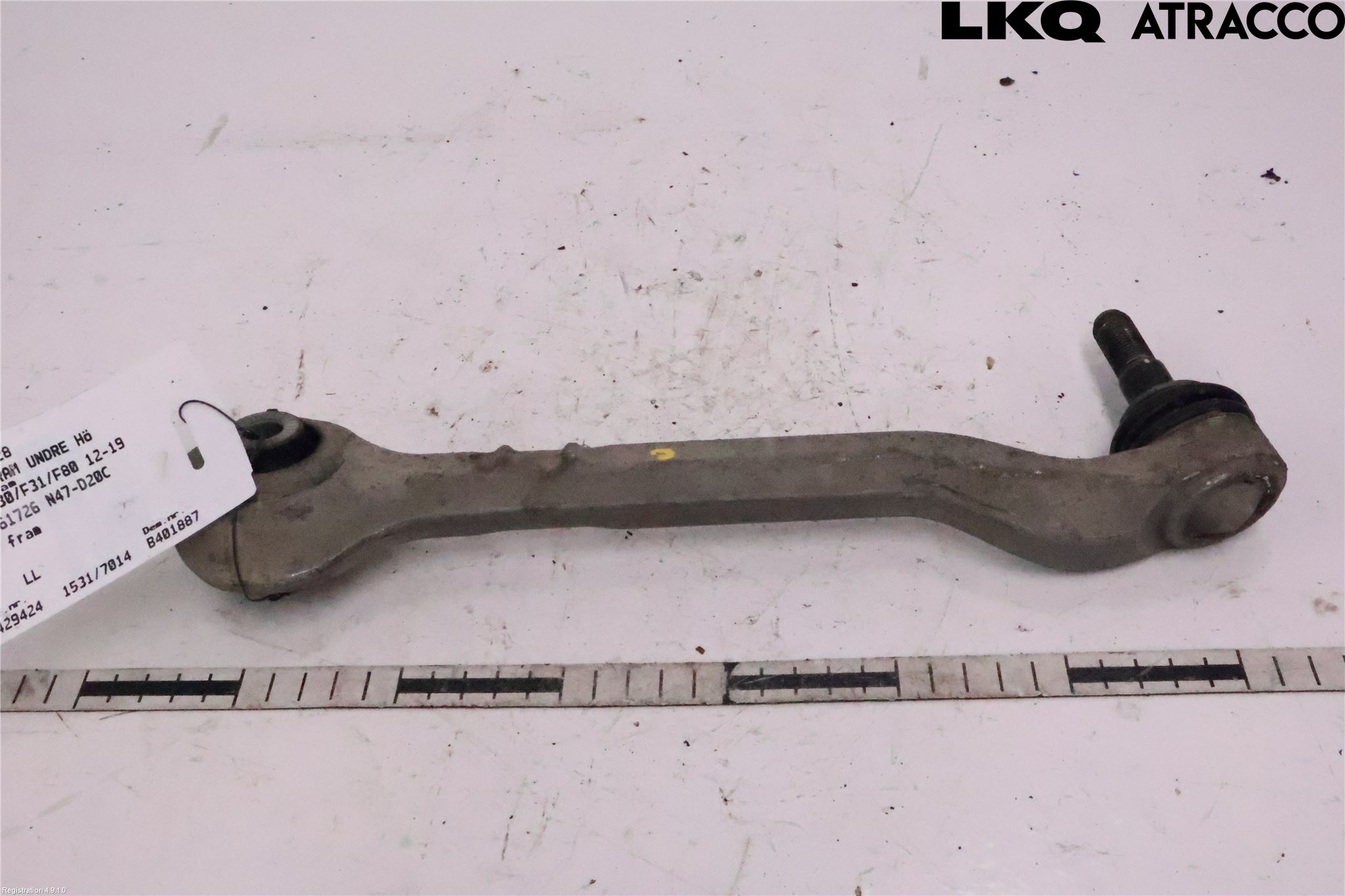 BMW 3 F30/F31/F80 12-19 Bärarm Fram Undre Hö