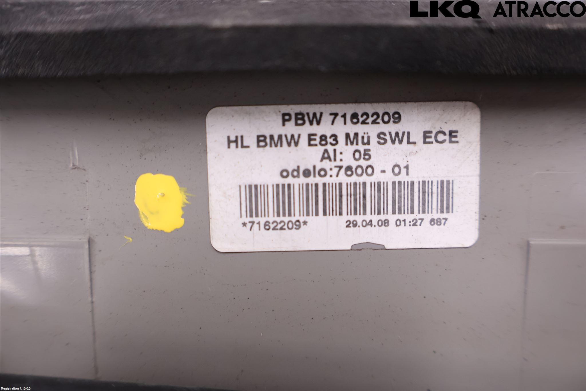 BMW X3 E83     03-10 Bakljus Vänster