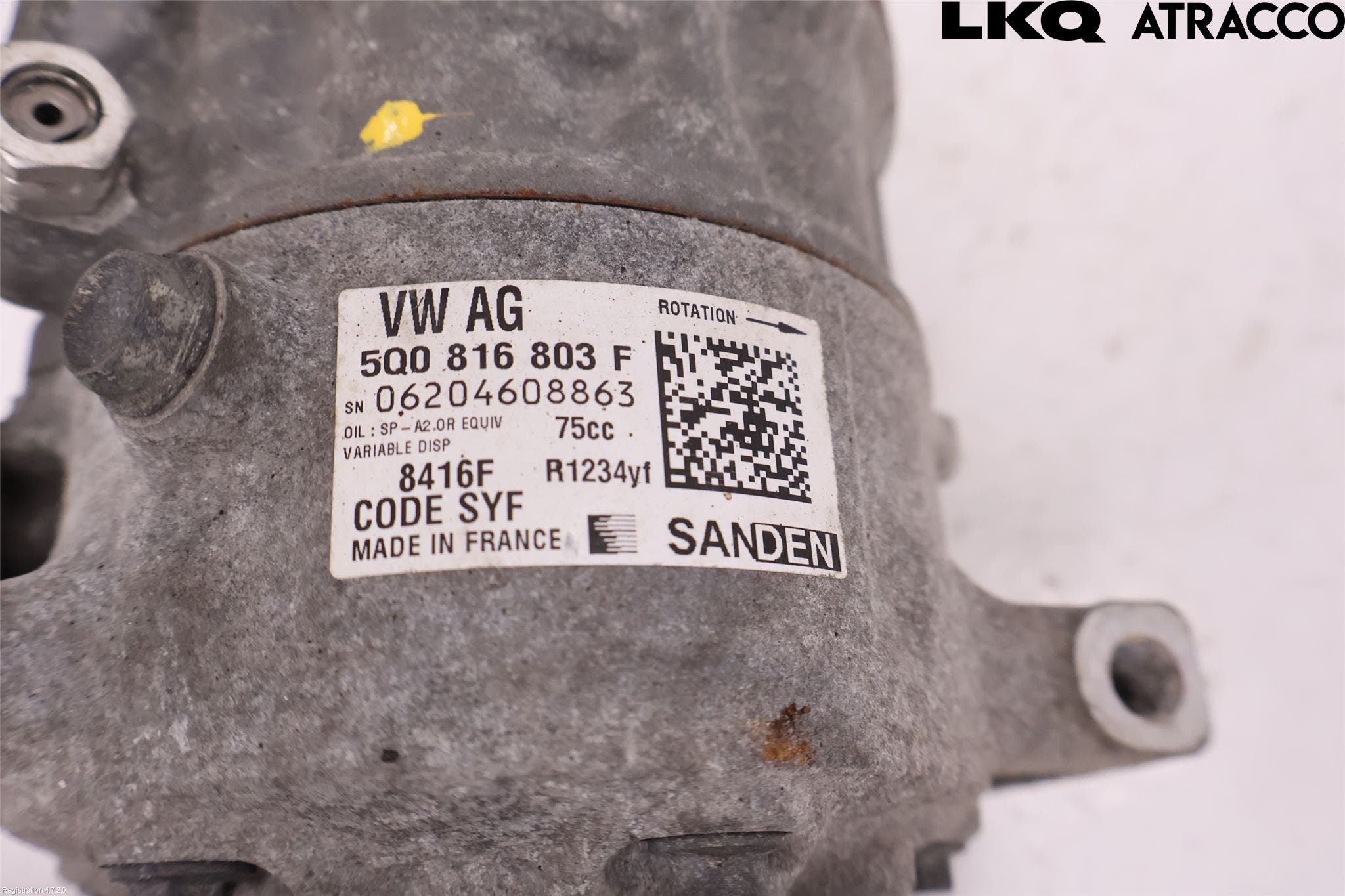 Volkswagen VW PASSAT 15-19 Ac Kompressor