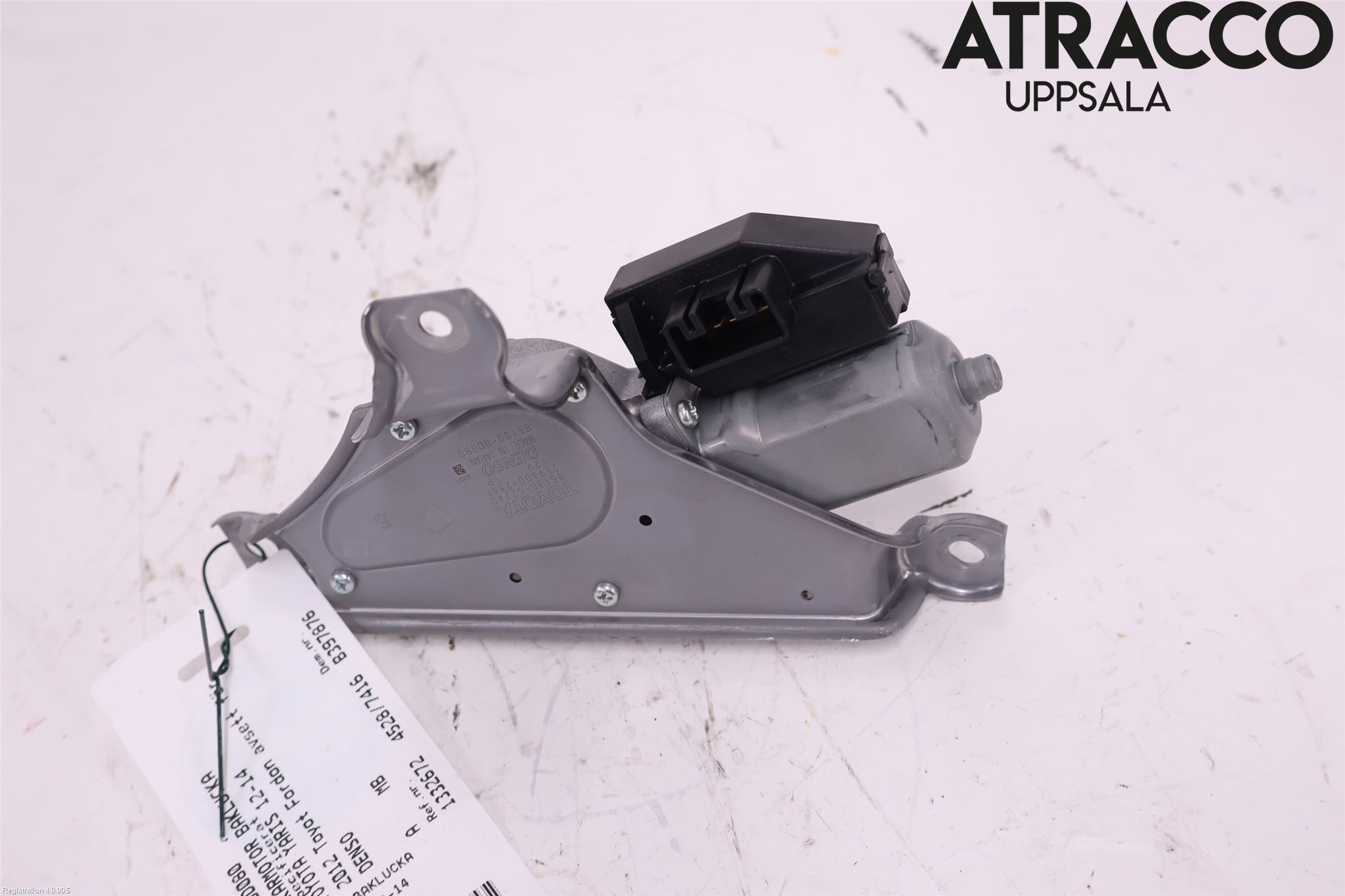 Toyota YARIS XP130 12-14 Torkarmotor Baklucka