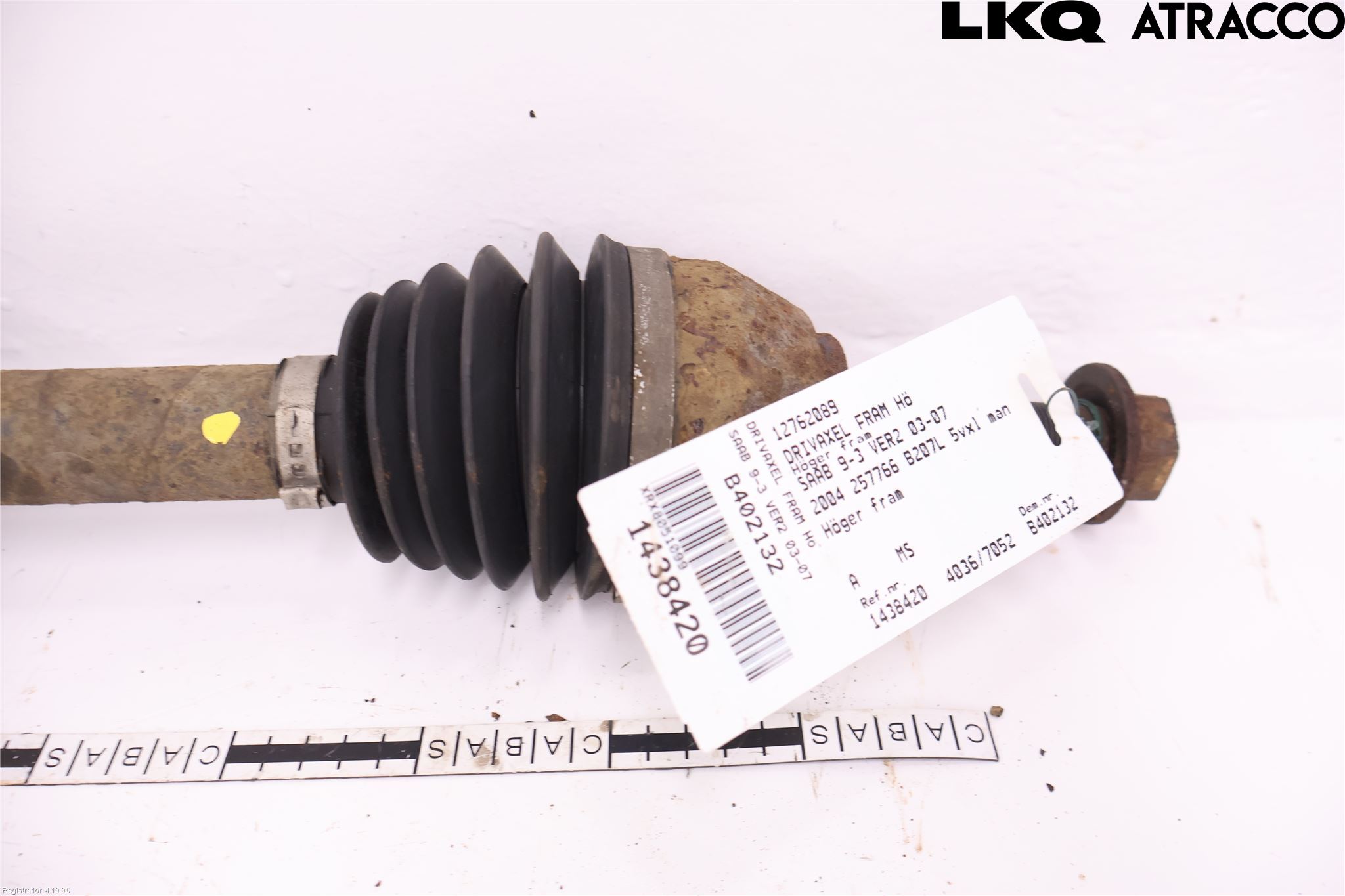 Saab 9-3 VER 2 Drivaxel Fram Höger