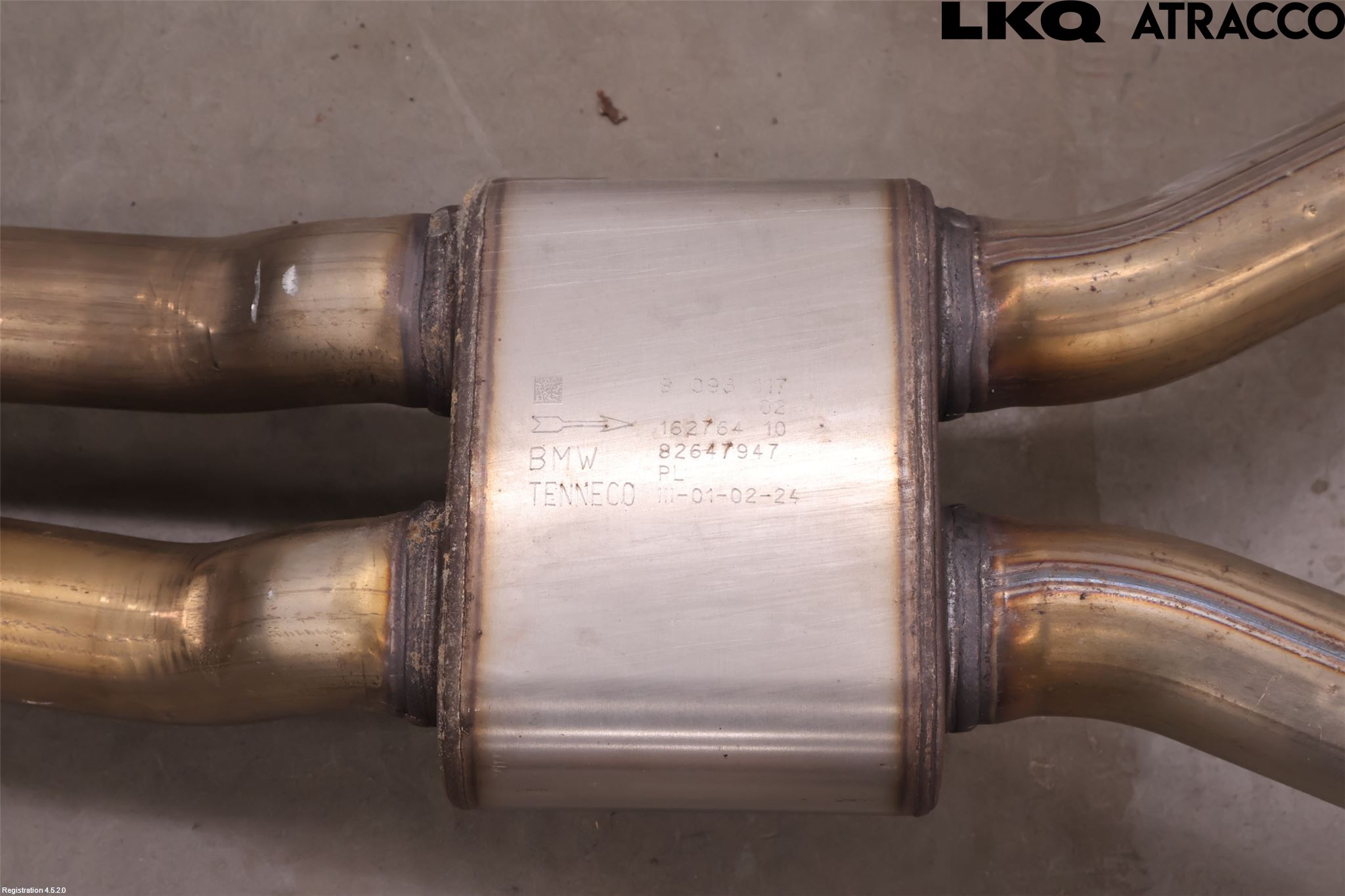 BMW 3 G20/G21/G80/G81 19- Avgas-Ljuddämpare-Rör