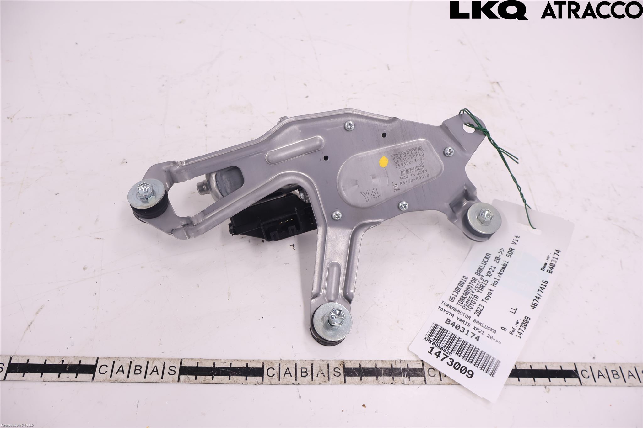 Toyota YARIS XP21 20- Torkarmotor Baklucka