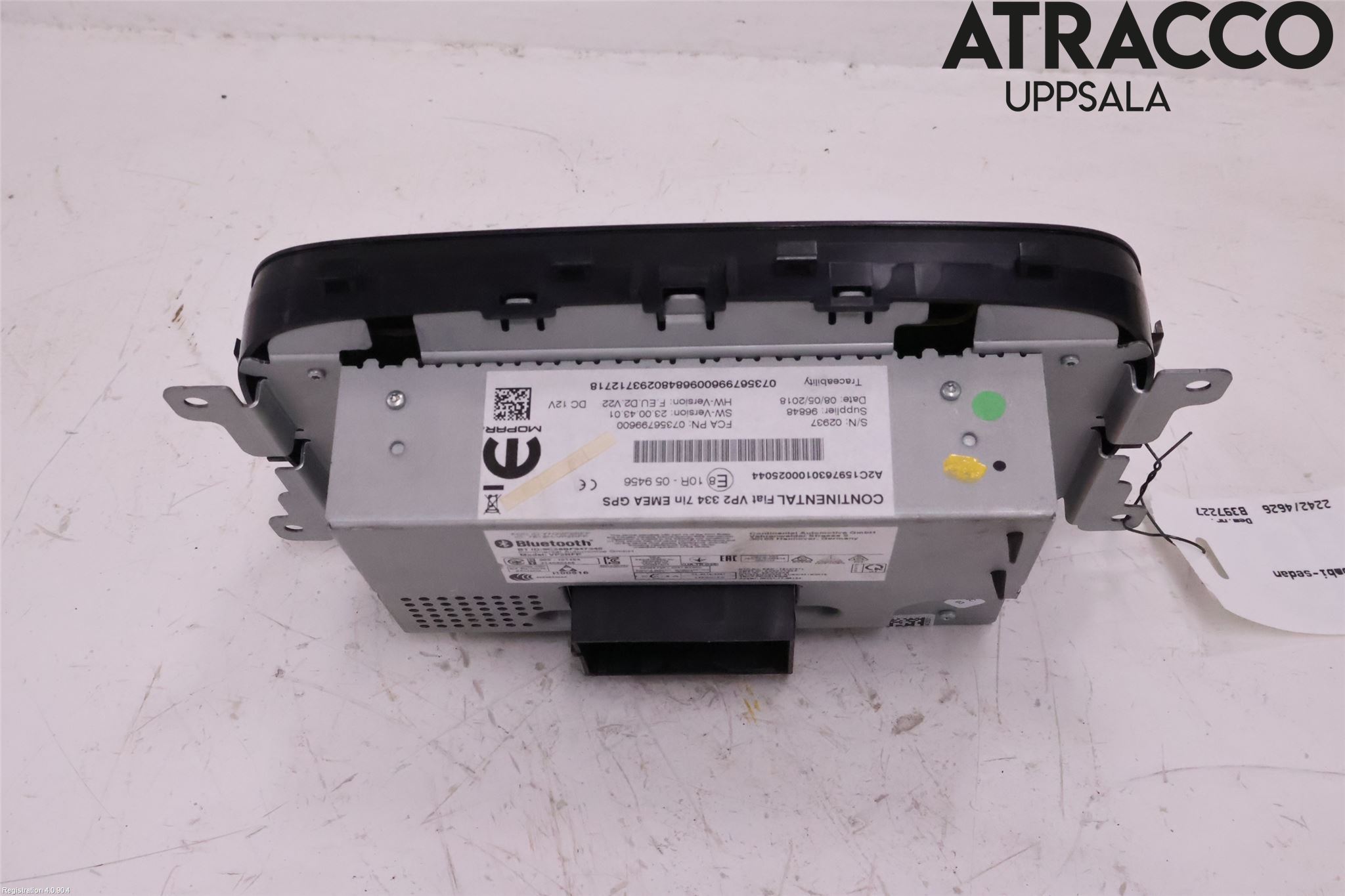 Fiat 500X 15- Bildskärm