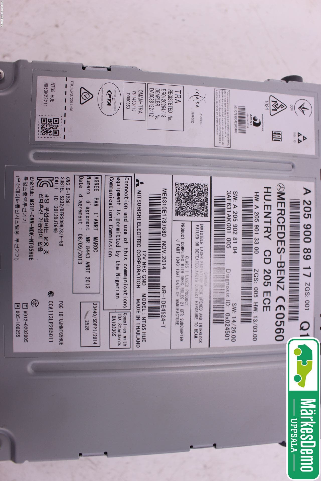 Mercedes-Benz MB C-KLASS (W205) 14-21 Cd Radio - Multimediapanel