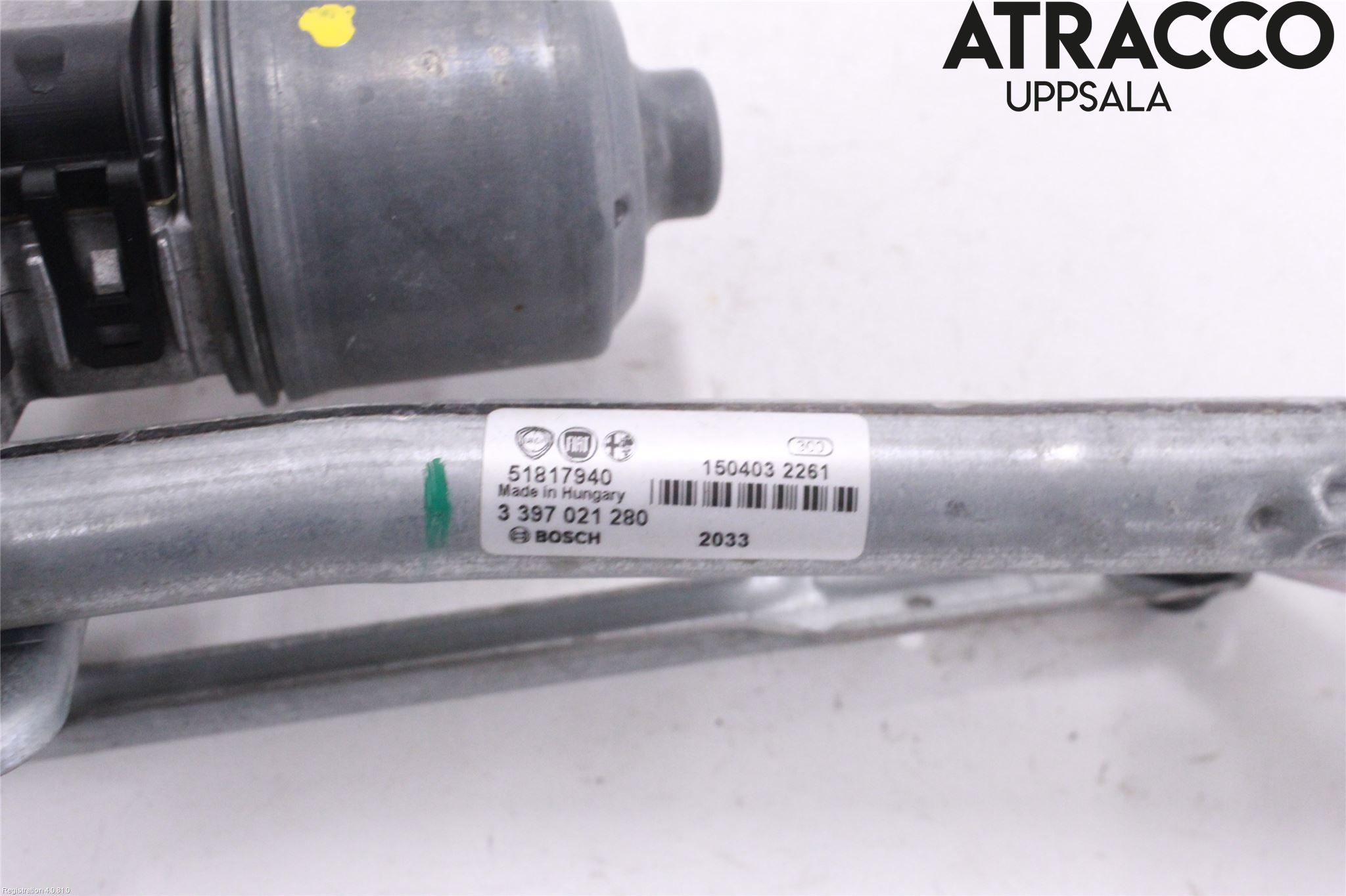 Fiat DOBLO CARGO Torkarmekanism Vindruta