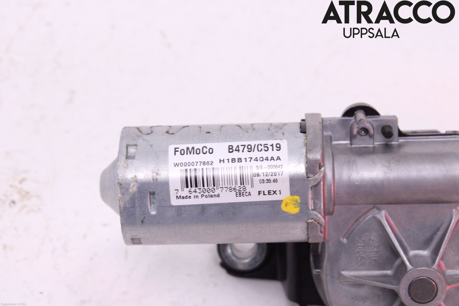Ford FIESTA (VII) 18-23 Torkarmotor Baklucka