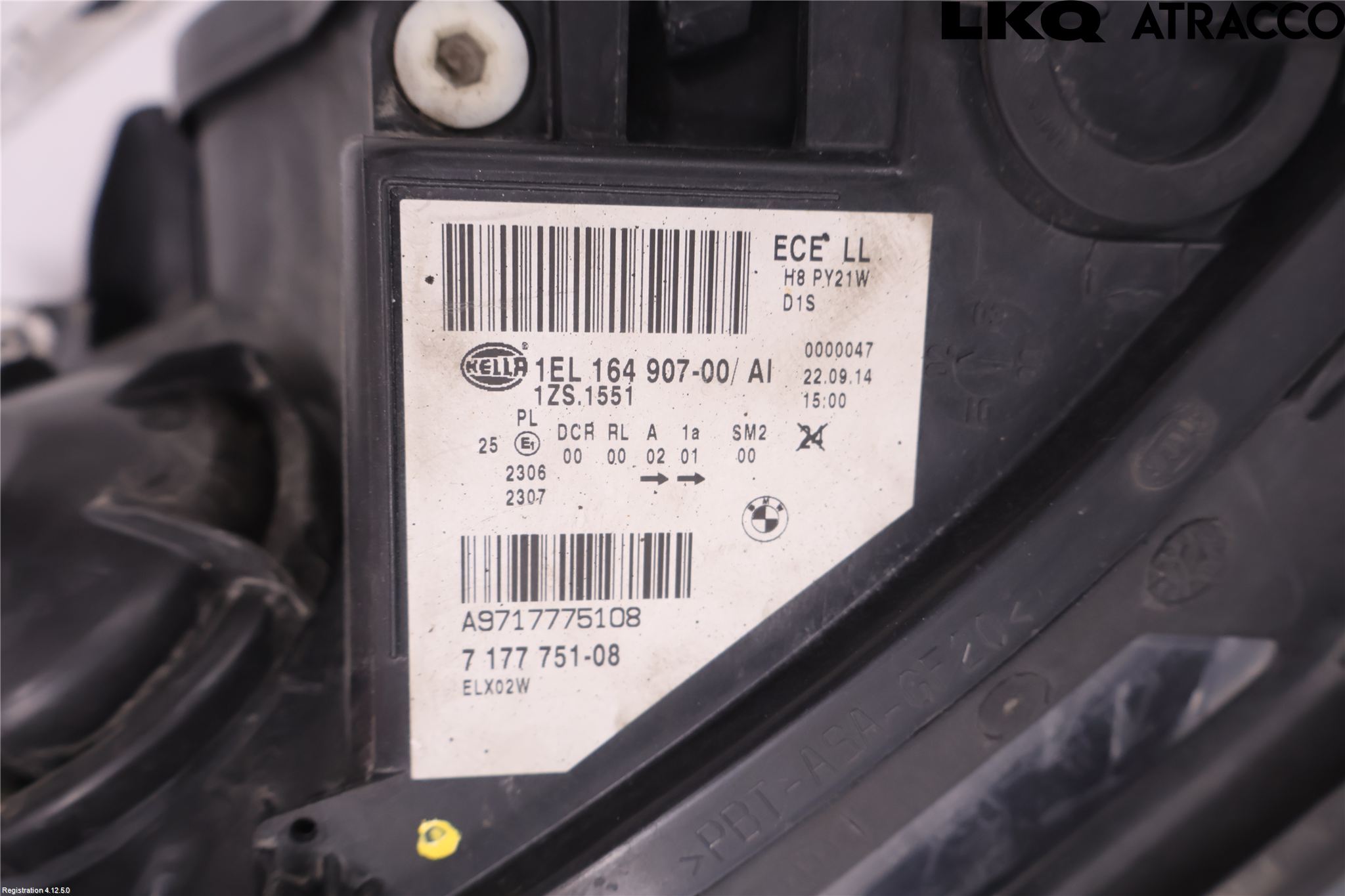 BMW 5 E60/61 Sed/Tou 02-10 Strålkastare Vänster