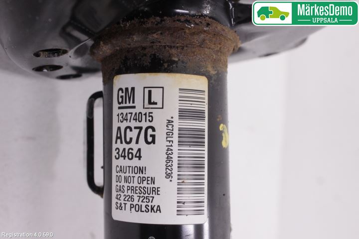 Opel ASTRA J 10-15 Fjäderben Fram Vänster