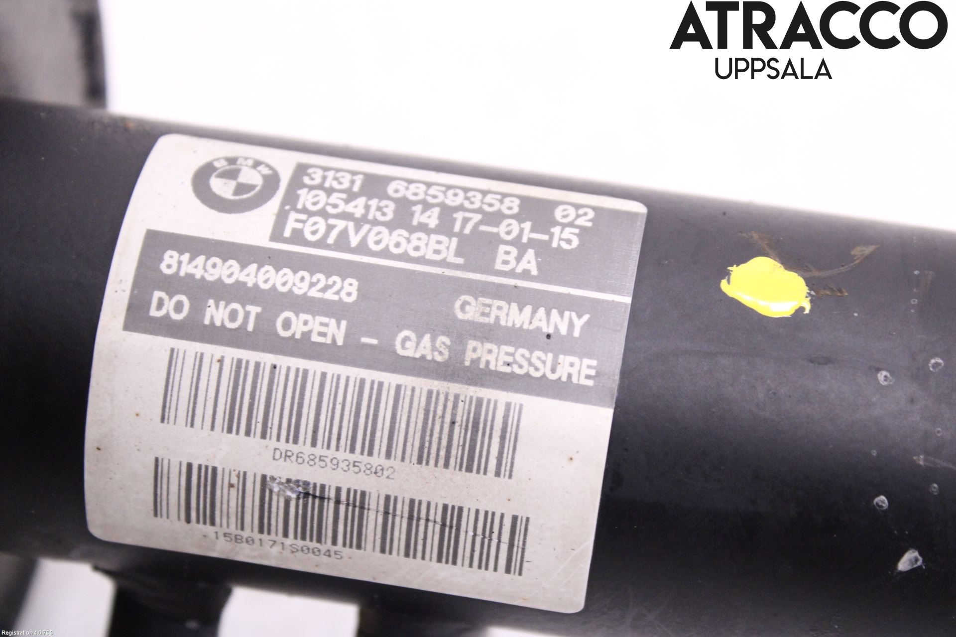 BMW 5 GT F07 09-17 Fjäderben Fram Höger
