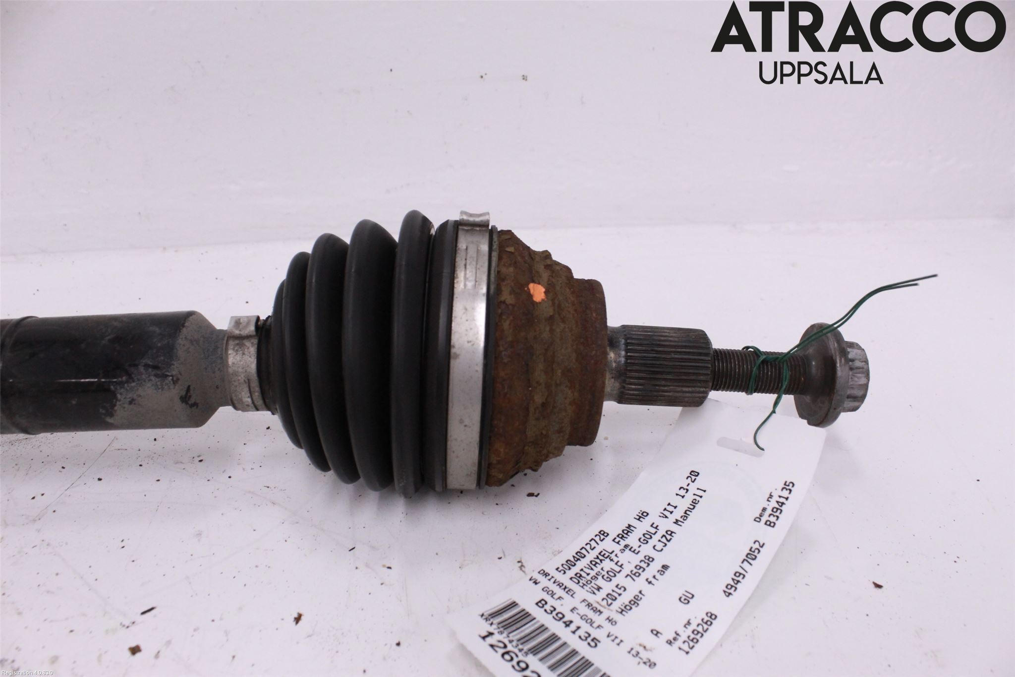 Volkswagen VW GOLF / E-GOLF VII 13-20 Drivaxel Fram Höger