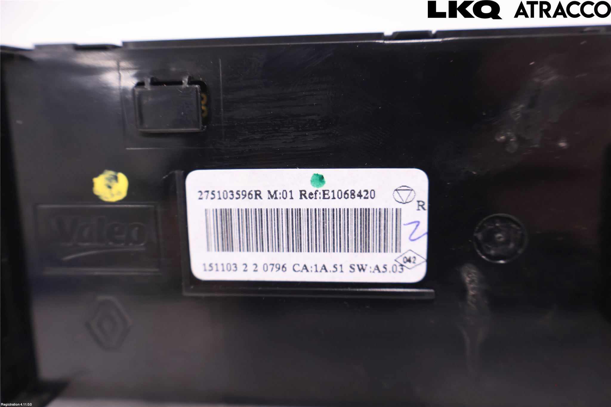 Renault MEGANE III 09-15 Ac Styrenhet Ac Manöveren