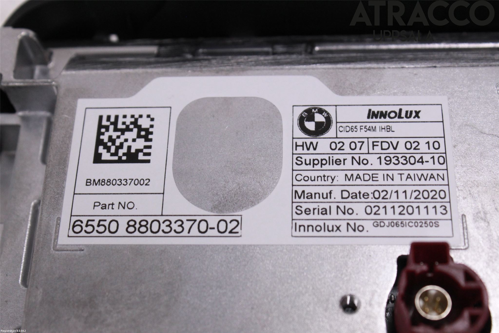 Mini CABRIO F57 16-24 Bildskärm