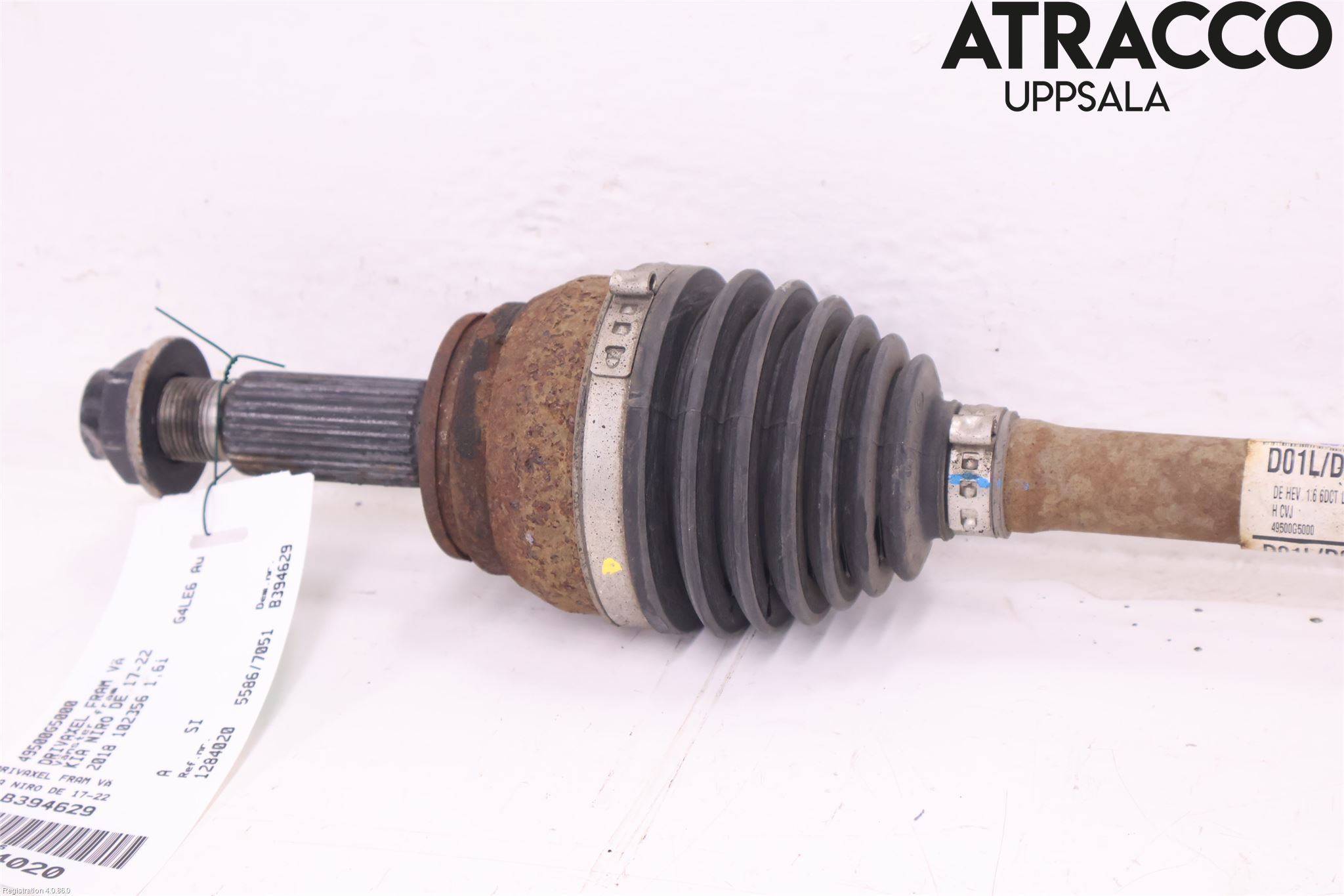 Kia NIRO (DE) 17-22 Drivaxel Fram Vänster