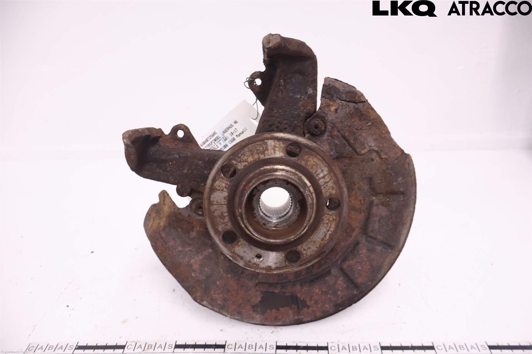 Volkswagen VW POLO 10-17 Styrspindel Lagerhus Hö
