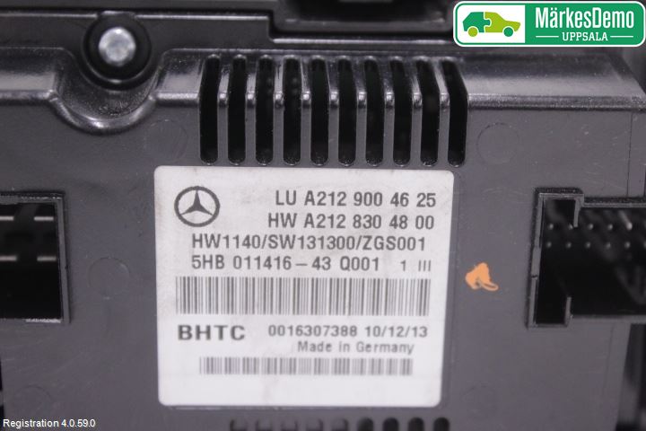 Mercedes-Benz MB E-KLASS COUPÈ/CAB(C207) 09-17 Ac Styrenhet Ac Manöveren