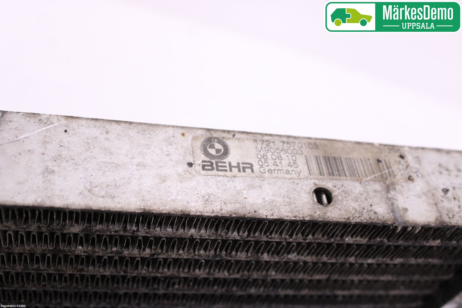 BMW 5 F10/F11/F18 09-17 Oljekylare Motor