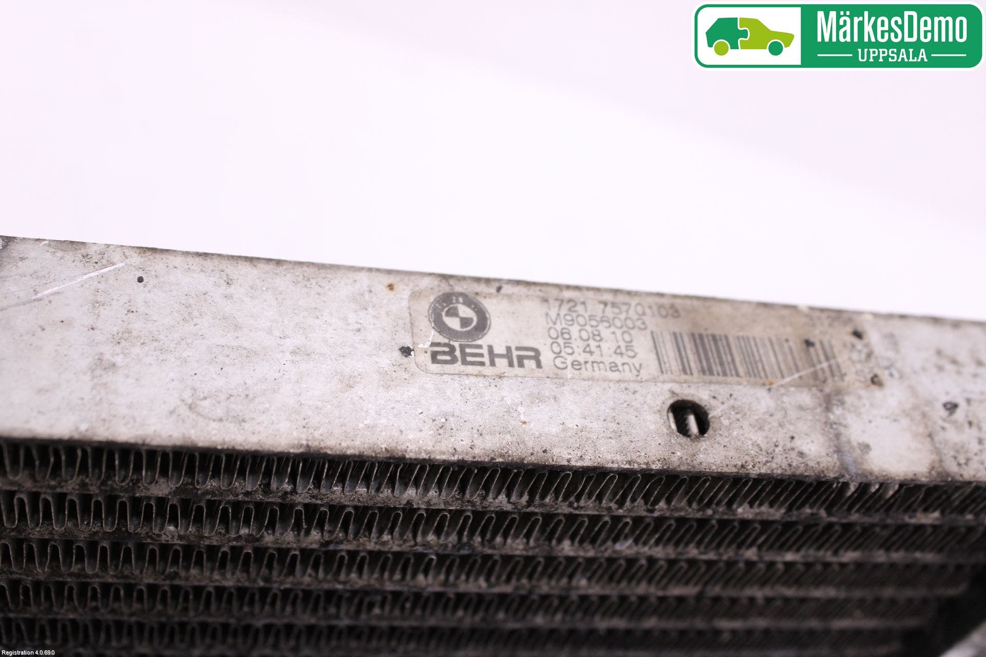 BMW 5 F10/F11/F18 09-17 Oljekylare Motor