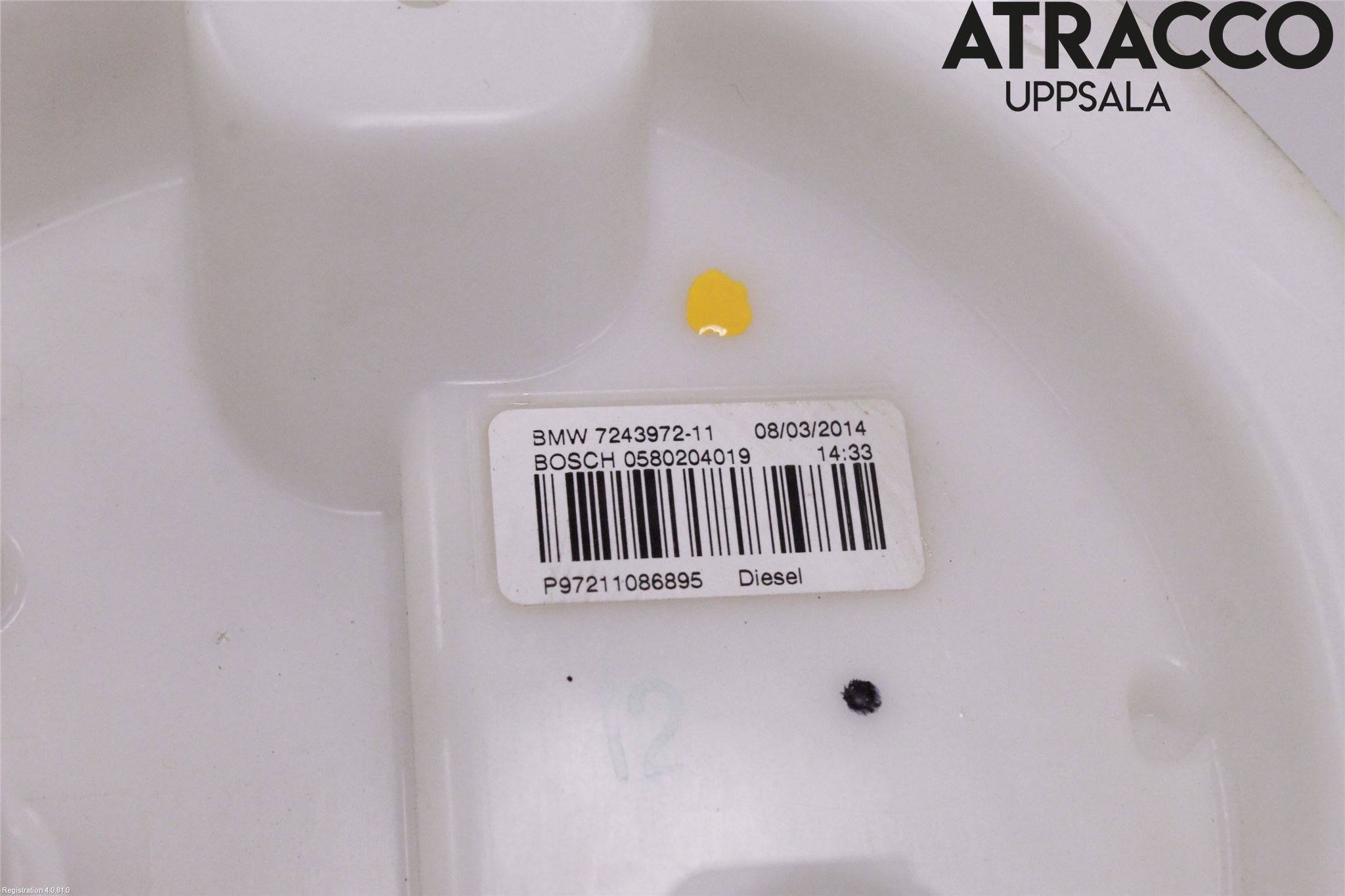 BMW 3 GT F34 13-19 Bränsle Insppump Diesel