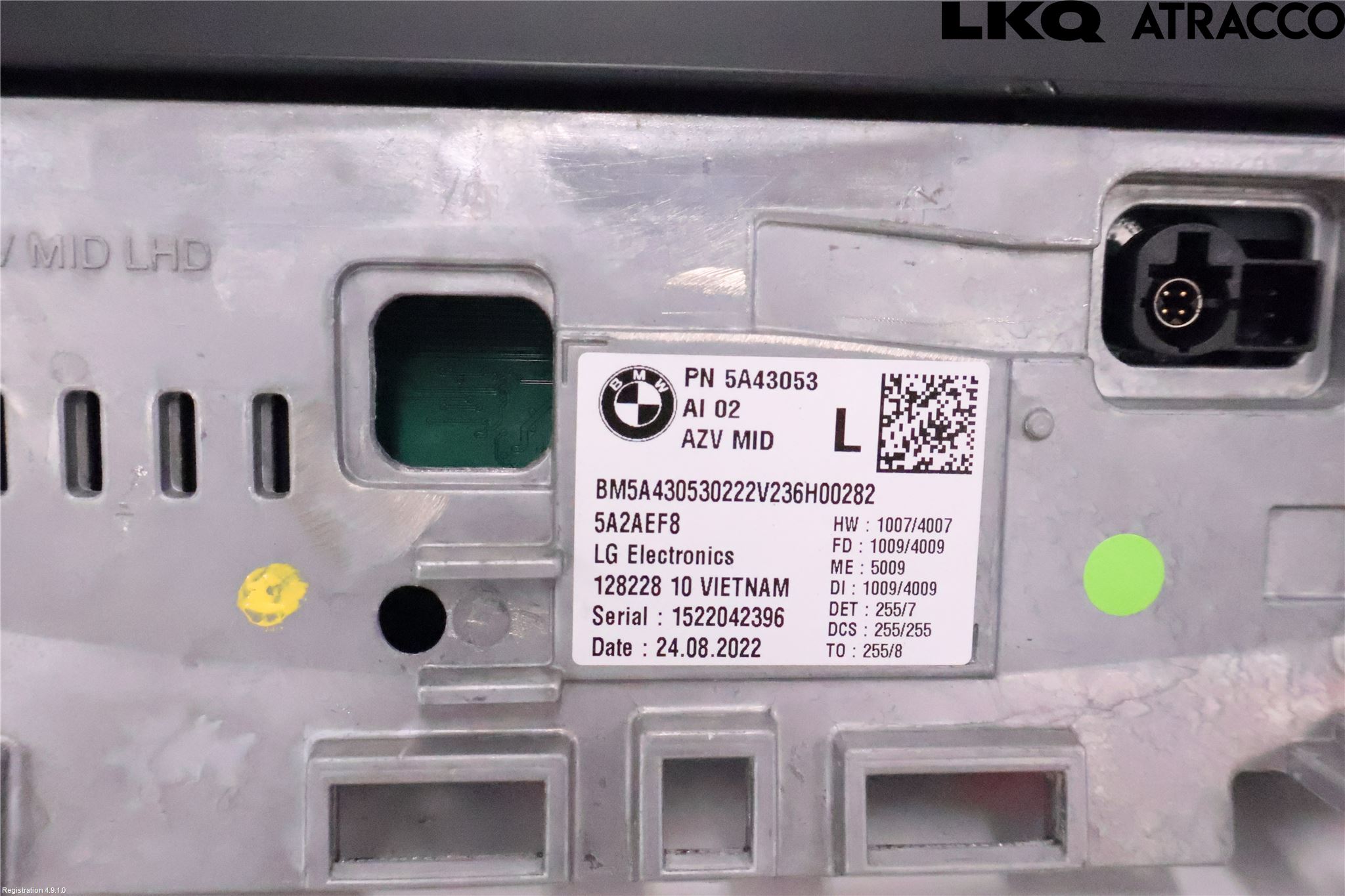 BMW 2 U06 Active Tourer 22- Multifunktionsdisplay