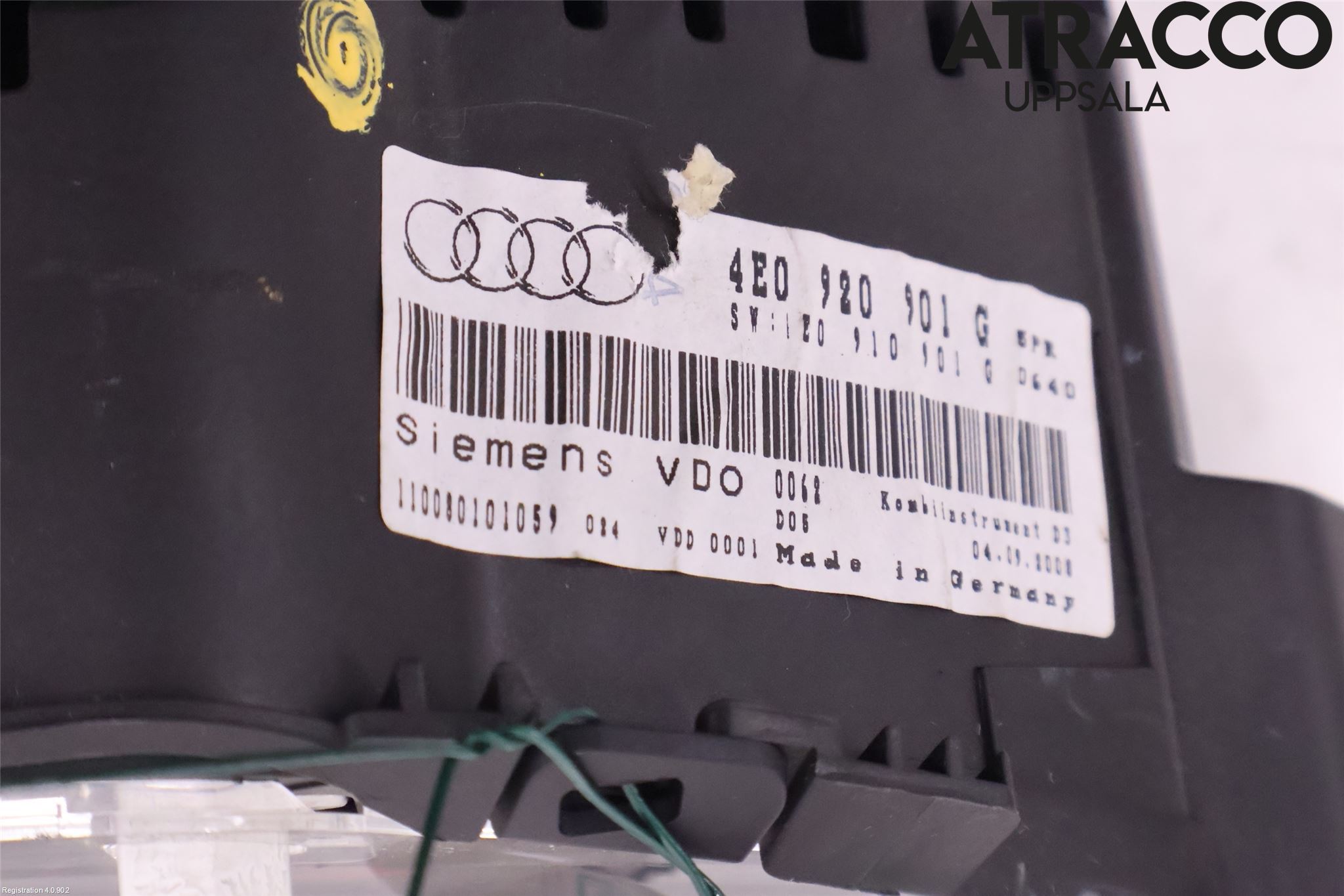 Audi A8/S8 4E  02-09 Instrument Komb